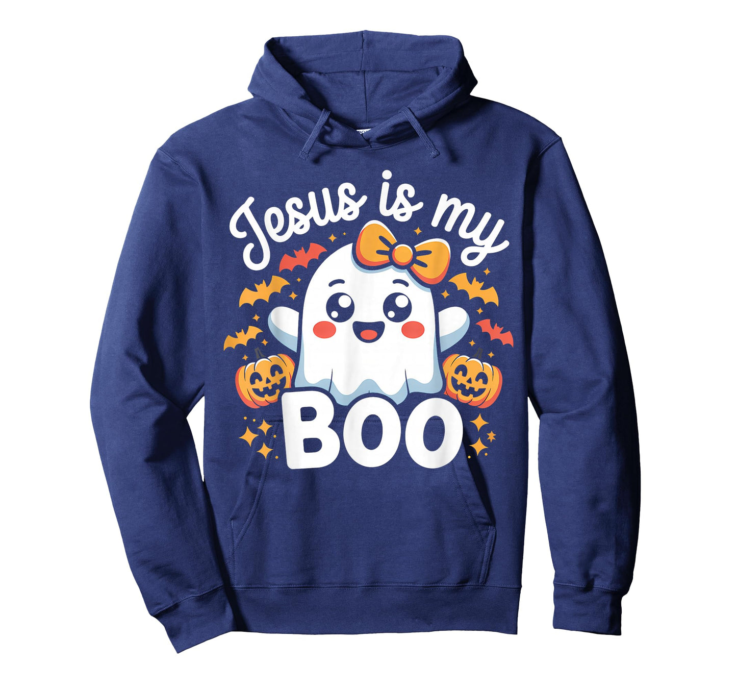 Jesus is My Boo Cute Ghost Halloween Design T-Shirt