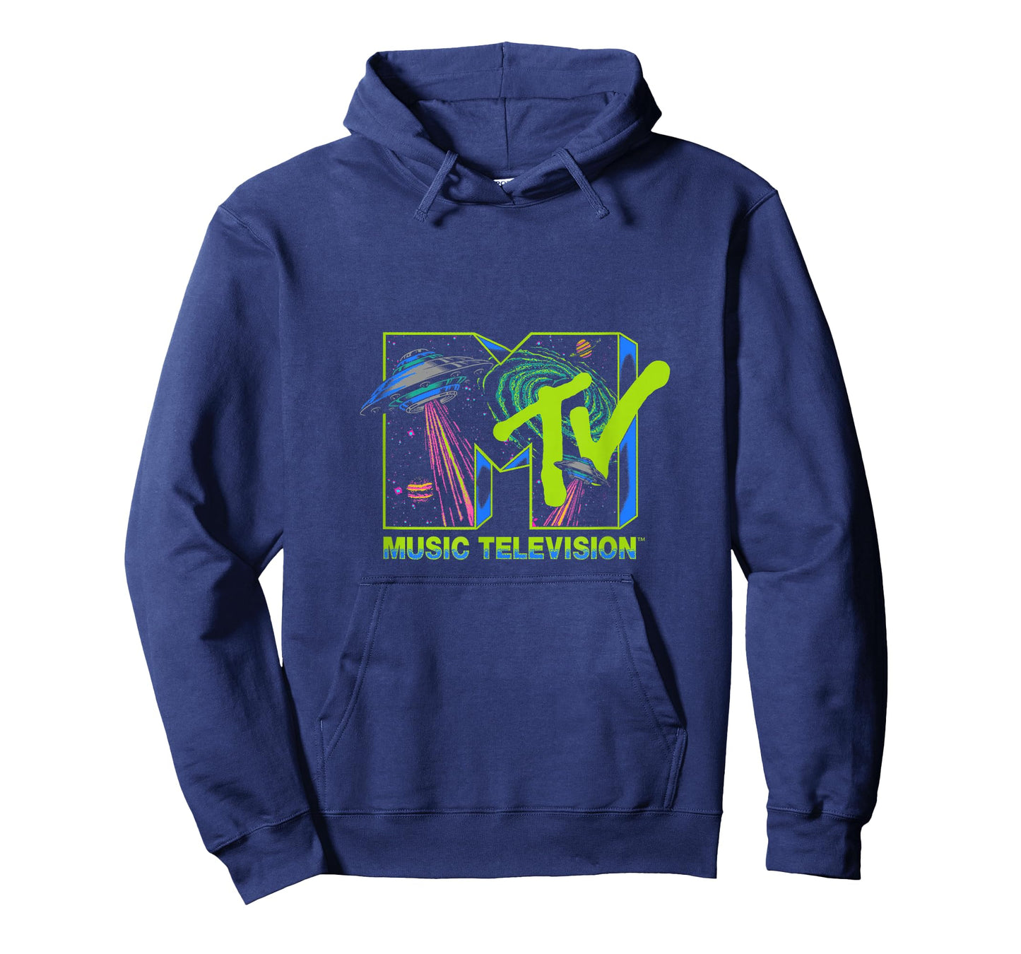 MTV Music Television Alien Invasion UFO T-Shirt