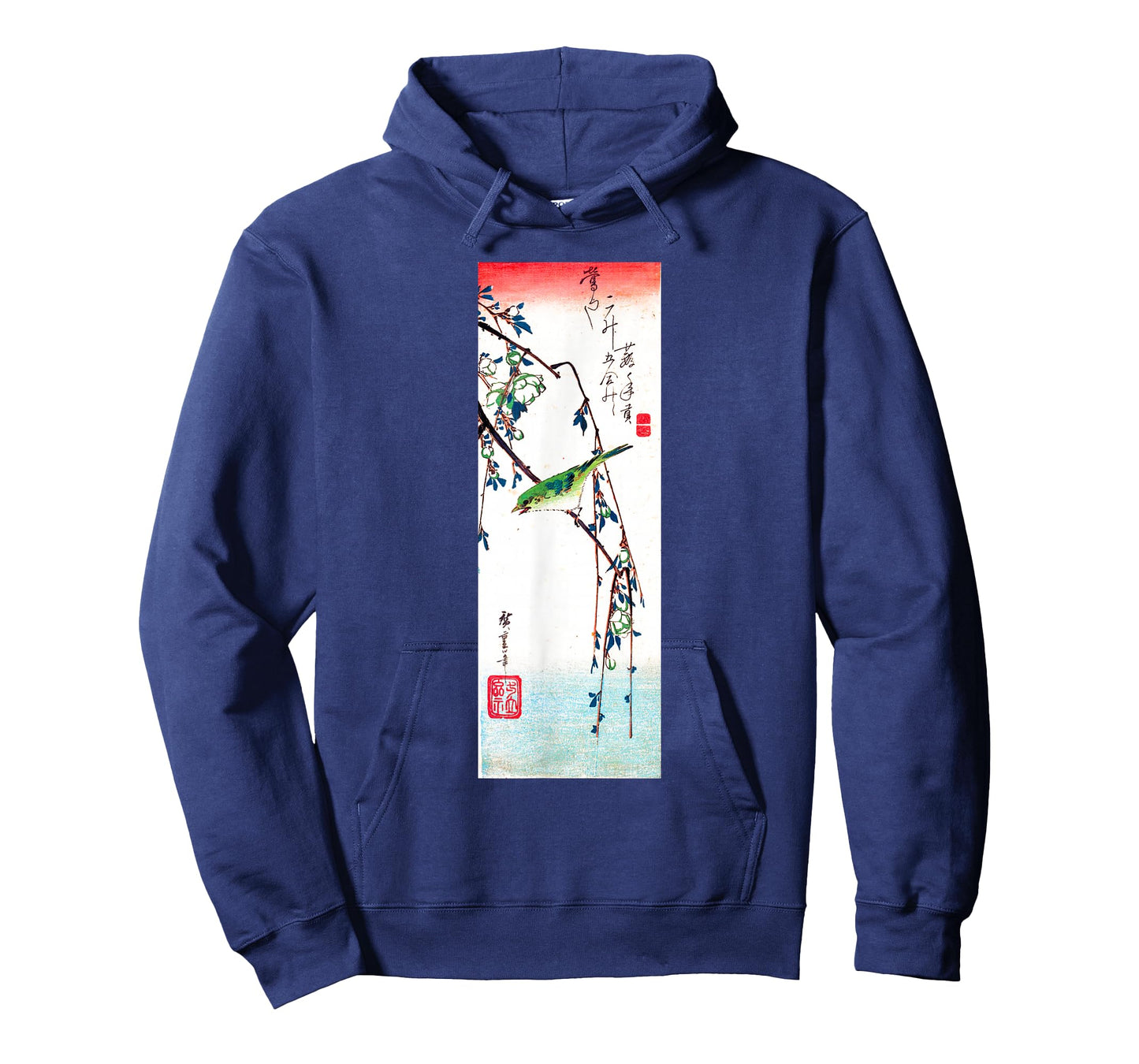 Japanese Art, Hiroshige Woodblock Art Design Tee Warbler T-Shirt