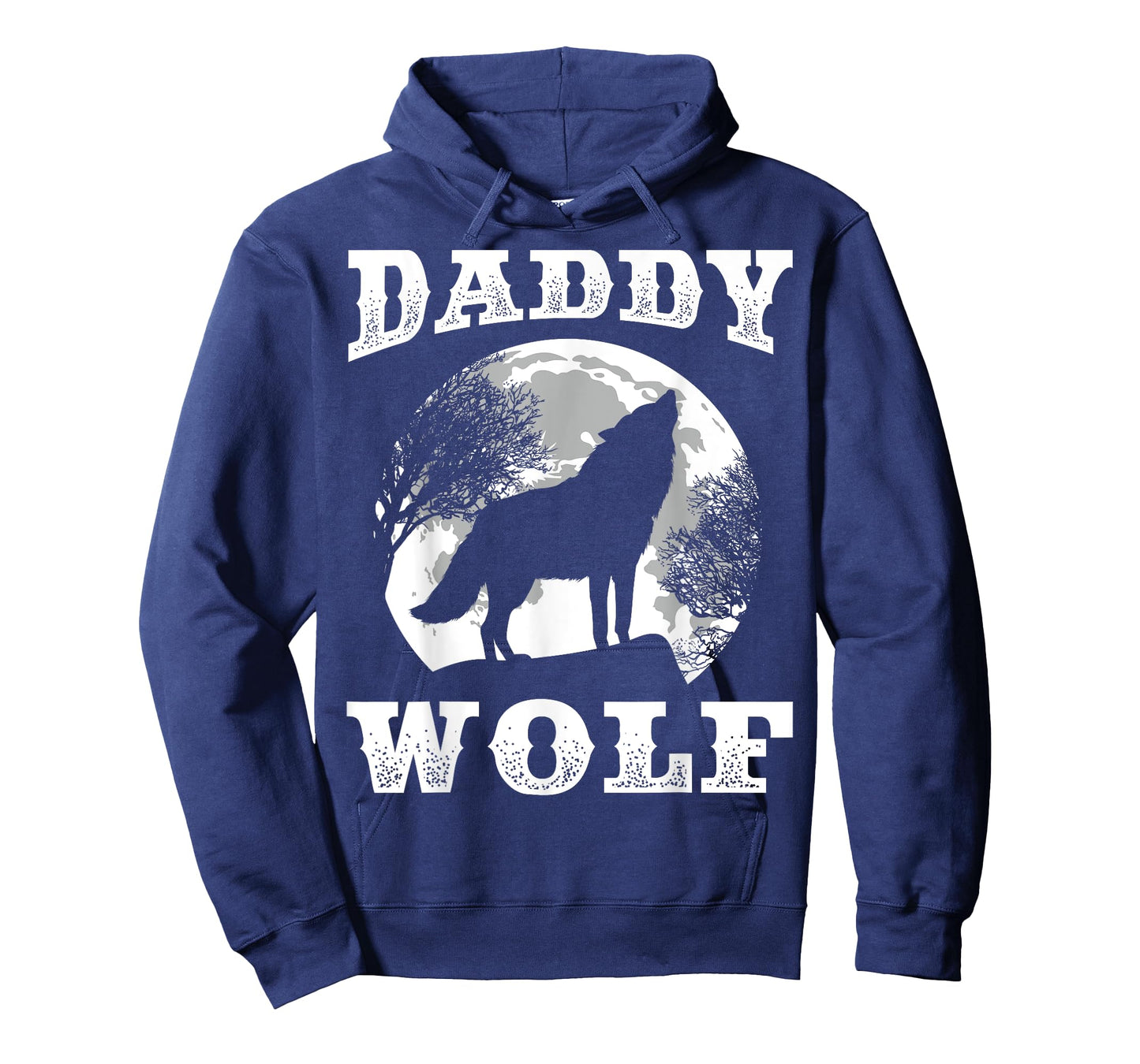 Daddy Wolf Design Wolves Dad Moon T-Shirt