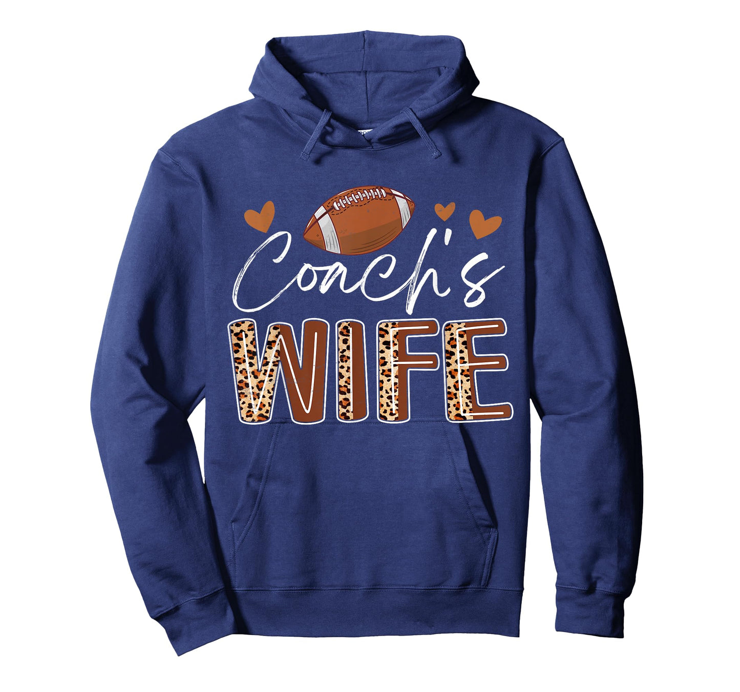 Football Coach's Wife Funny Football Fan Lover T-Shirt