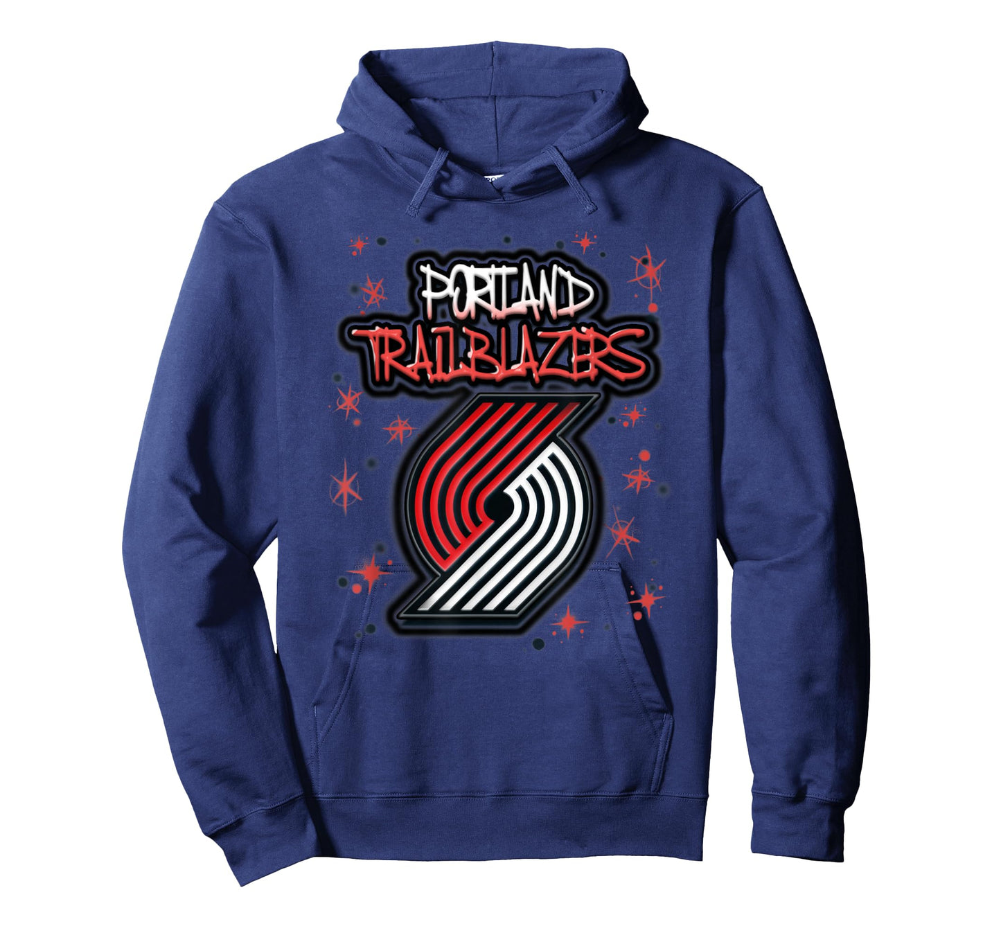 NBA Portland Trail Blazers Airbrush Logo T-Shirt