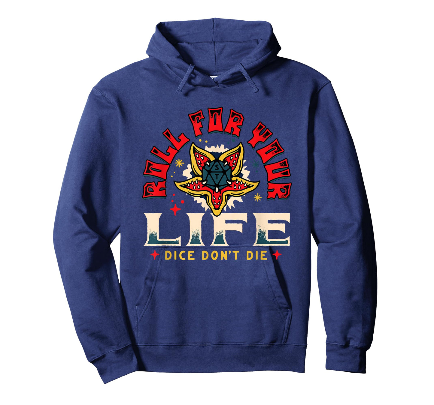 Stranger Things Roll for Your Life Demogorgon Dice Art T-Shirt