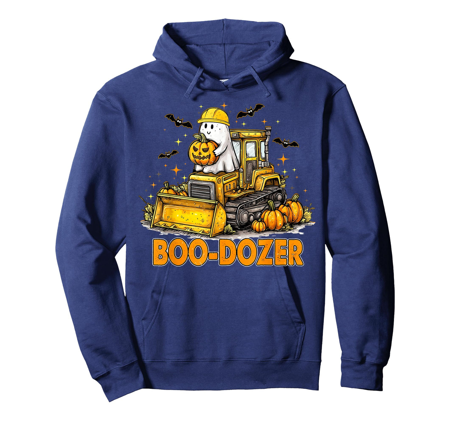 Boo Dozer Ghost Bulldozer Halloween Construction Trucks Kids T-Shirt