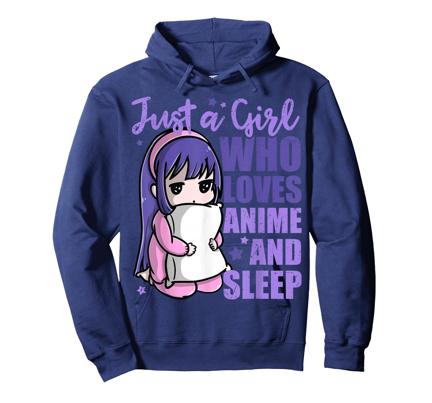 Just A Girl Who Loves Anime and Sleep Pajama PJ T-Shirt