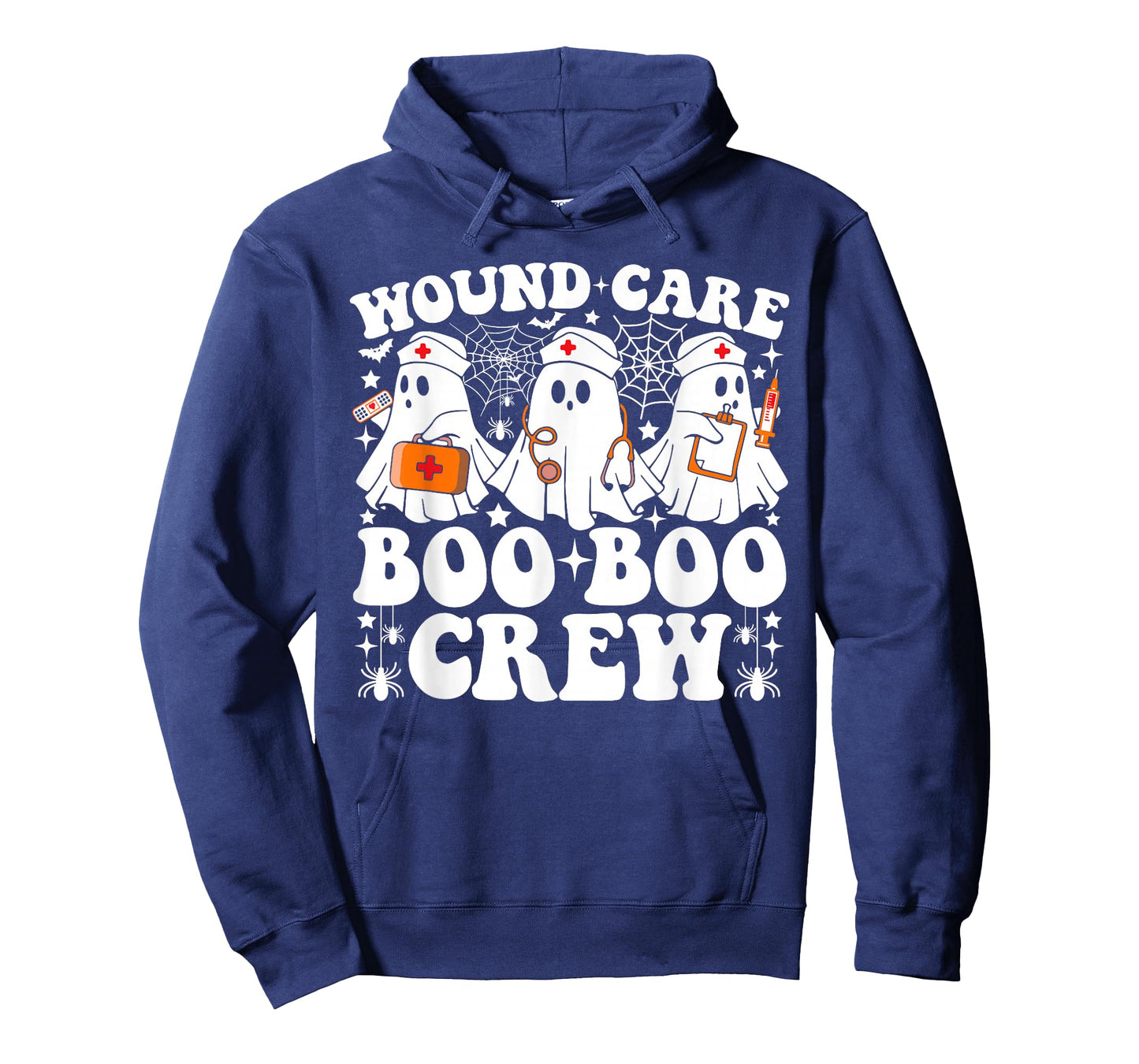 Wound Care Boo Boo Crew Nurse Funny Ghost Halloween Nurse T-Shirt