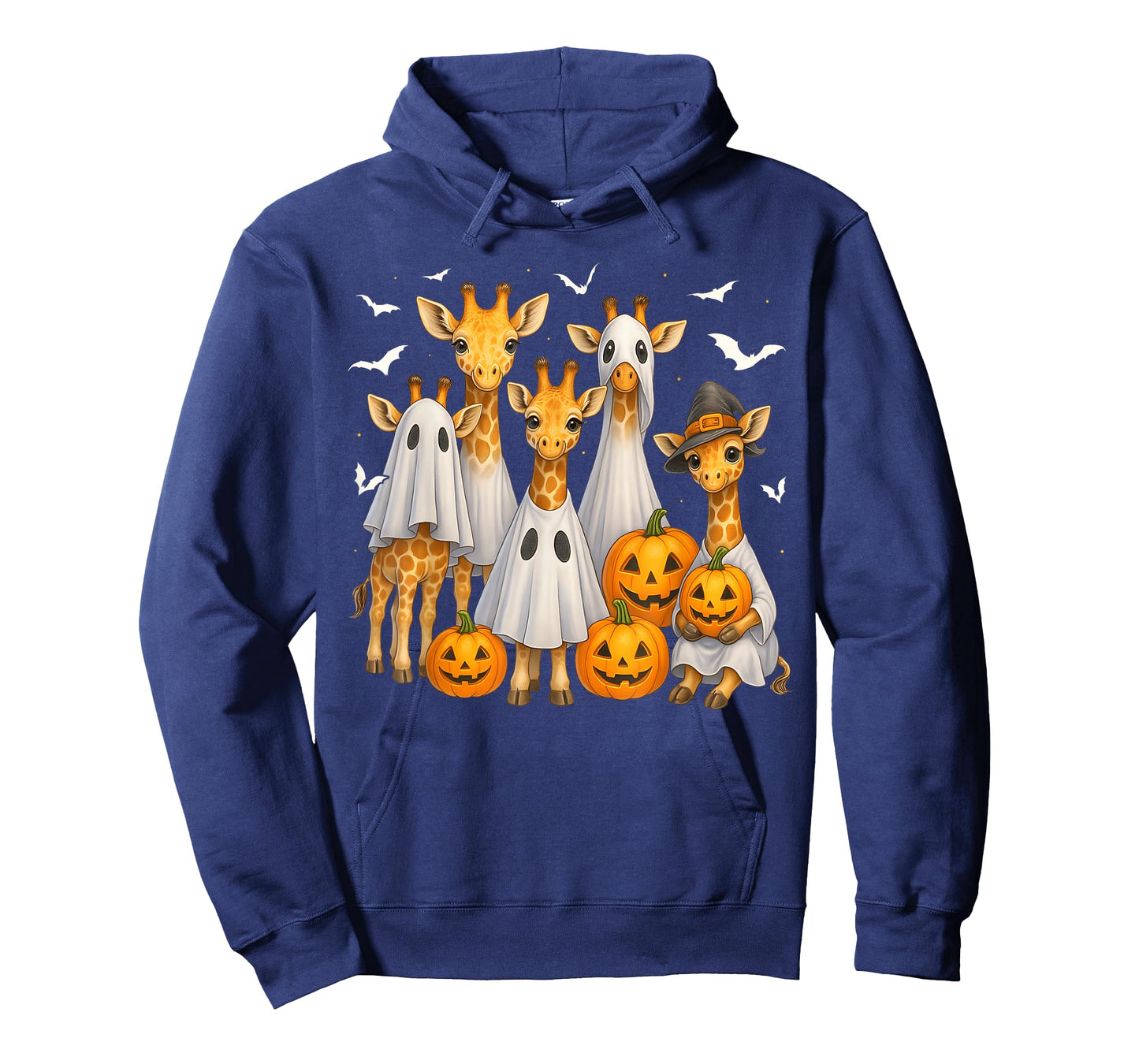 Funny Giraffe Halloween Lover Spooky Ghost Men Women Kids T-Shirt