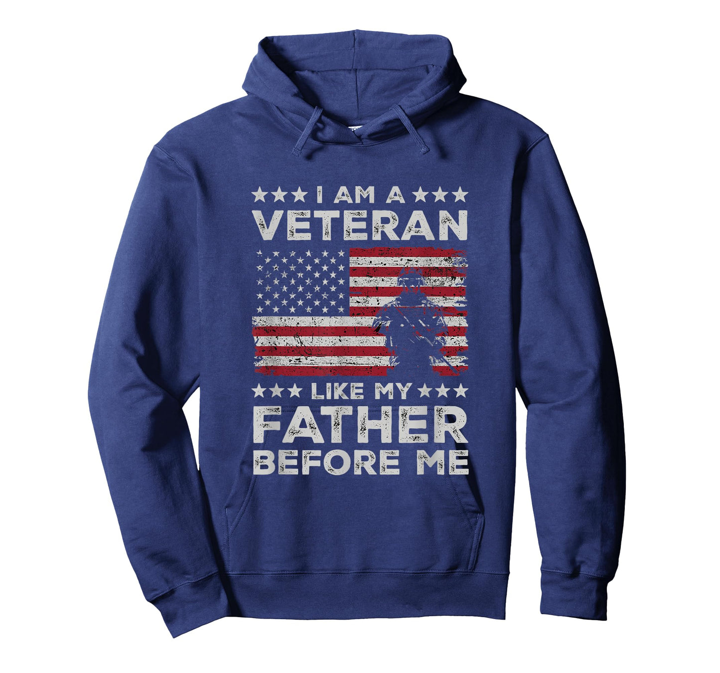 I Am A Veteran Like My Father Before US Army Soldier T-Shirt