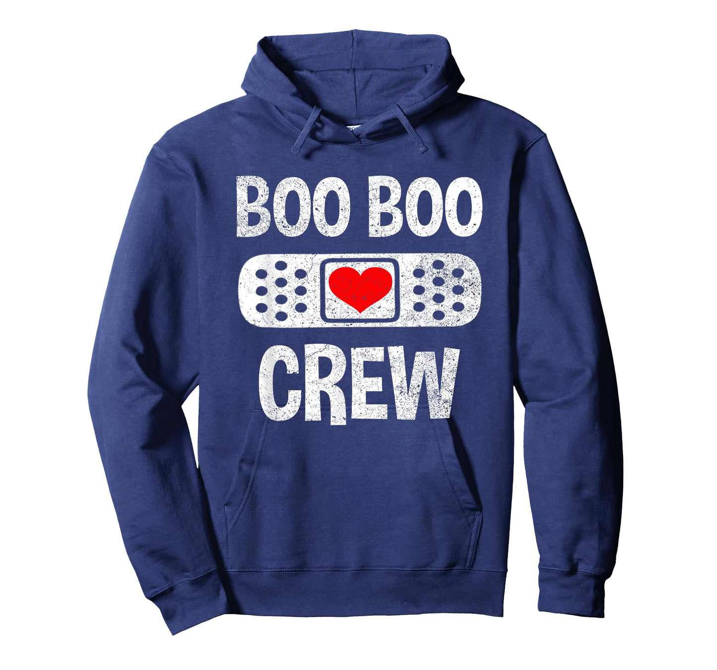 Funny Nurse Ghost Boo Crew Halloween Costume Womens Girls T-Shirt