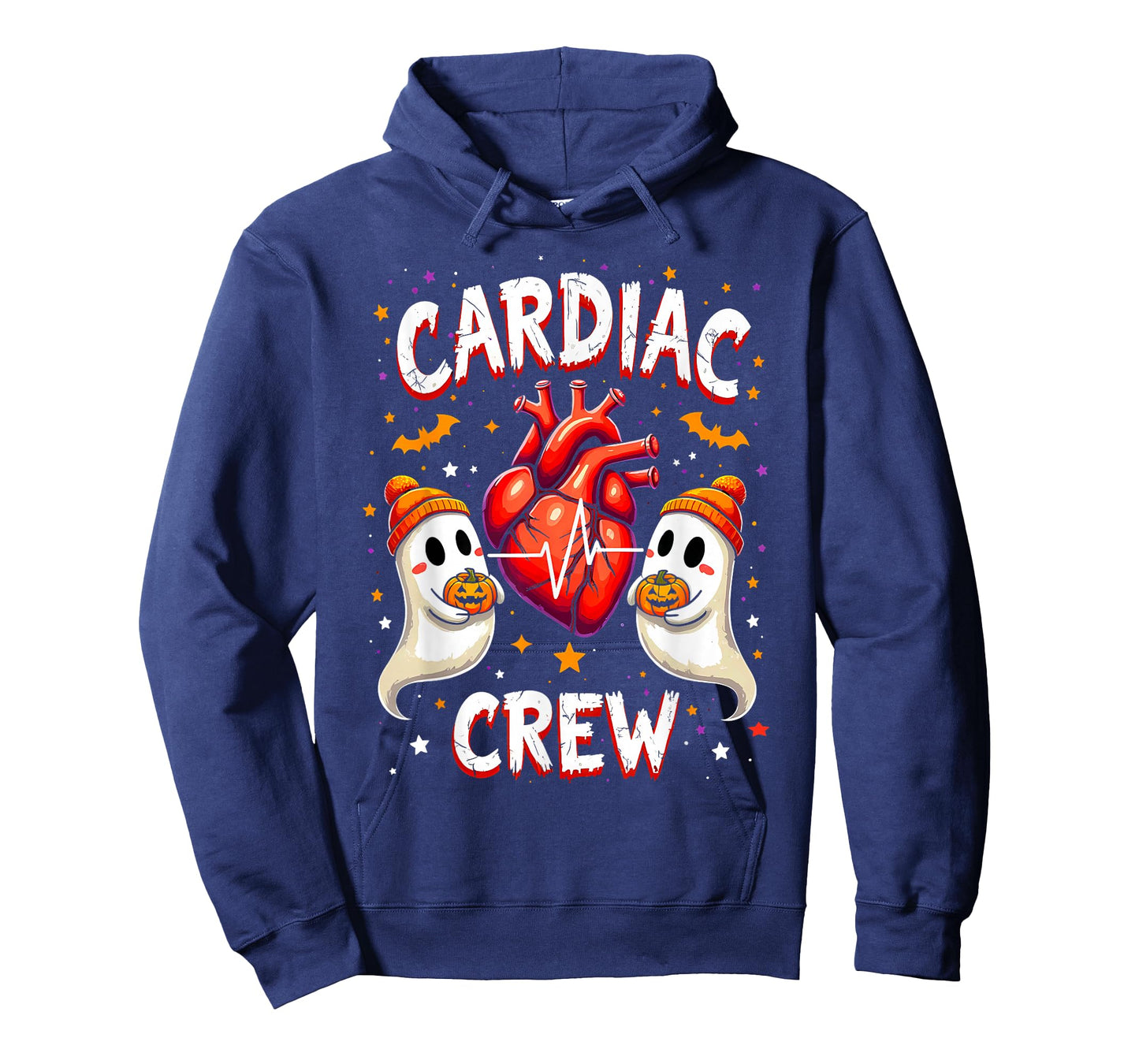 Halloween Cardiac Nurse tee Anatomical Heart Ghosts T-Shirt