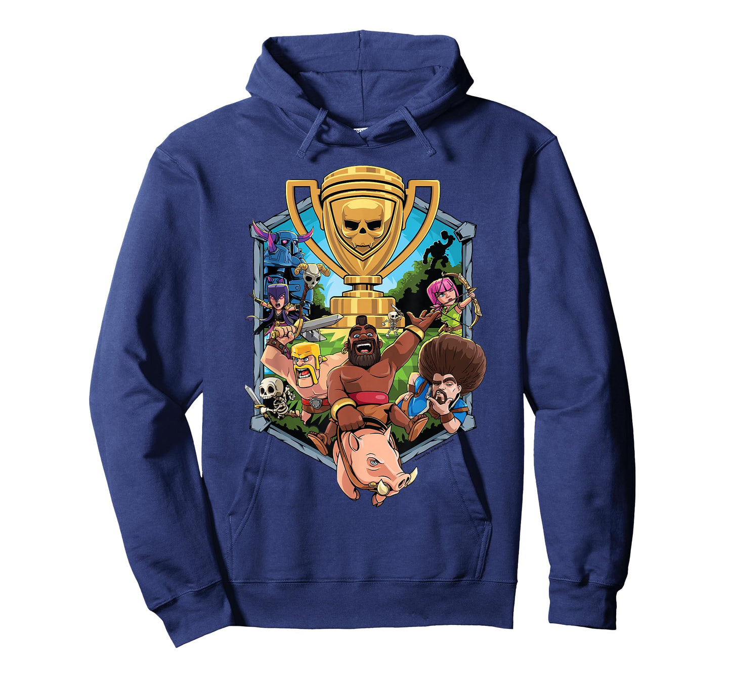 Clash of Clans Characters Mashup Trophy Logo T-Shirt
