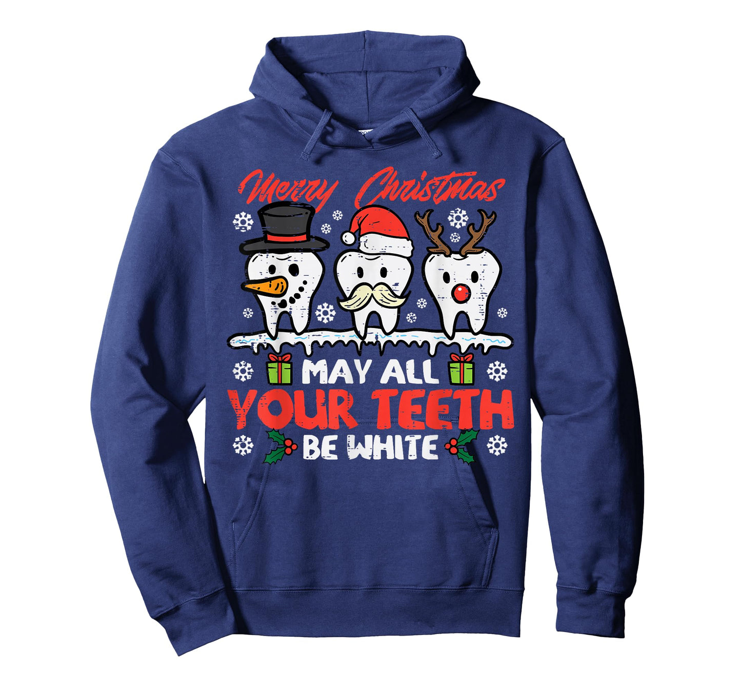 Christmas All Teeth White Xmas Dentist Dental Squad Women T-Shirt