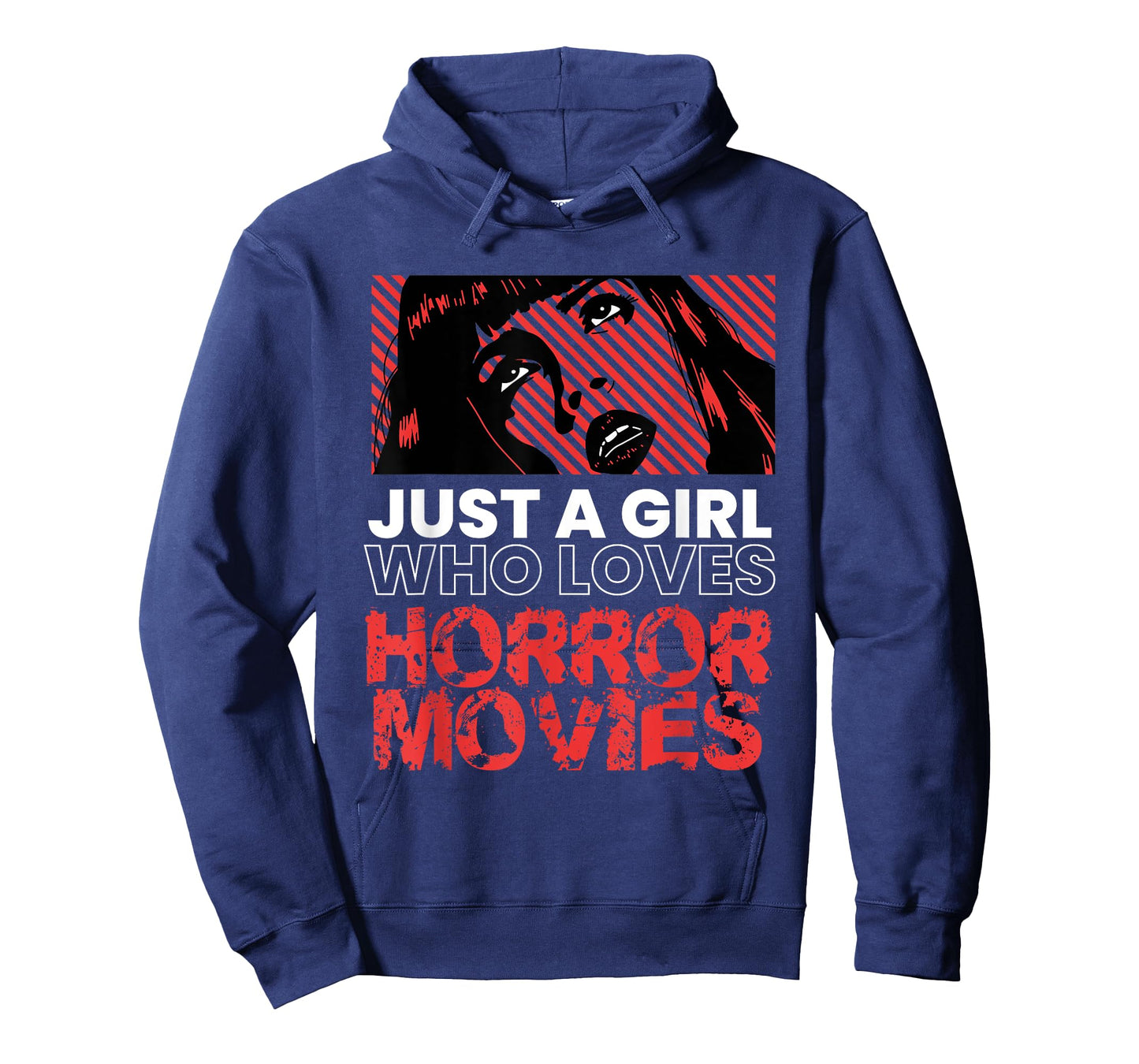 Just A Girl Horror Movies Halloween Costume Horror Movie T-Shirt