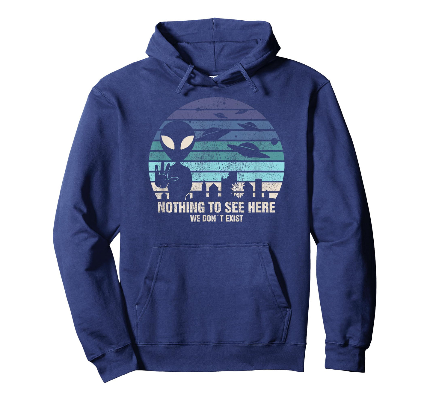 Aliens Nothing To See Here T-Shirt I UFO Alien Roswell T-Shirt