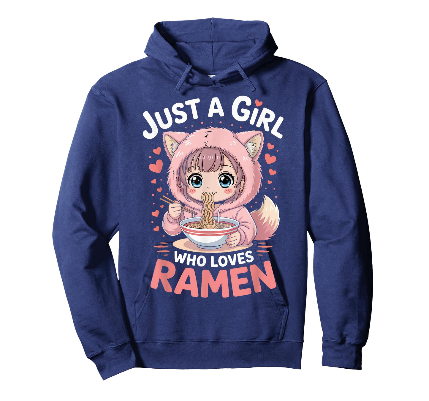 Just a Girl Who Loves Ramen Japanese Noodle Gifts for Girls T-Shirt