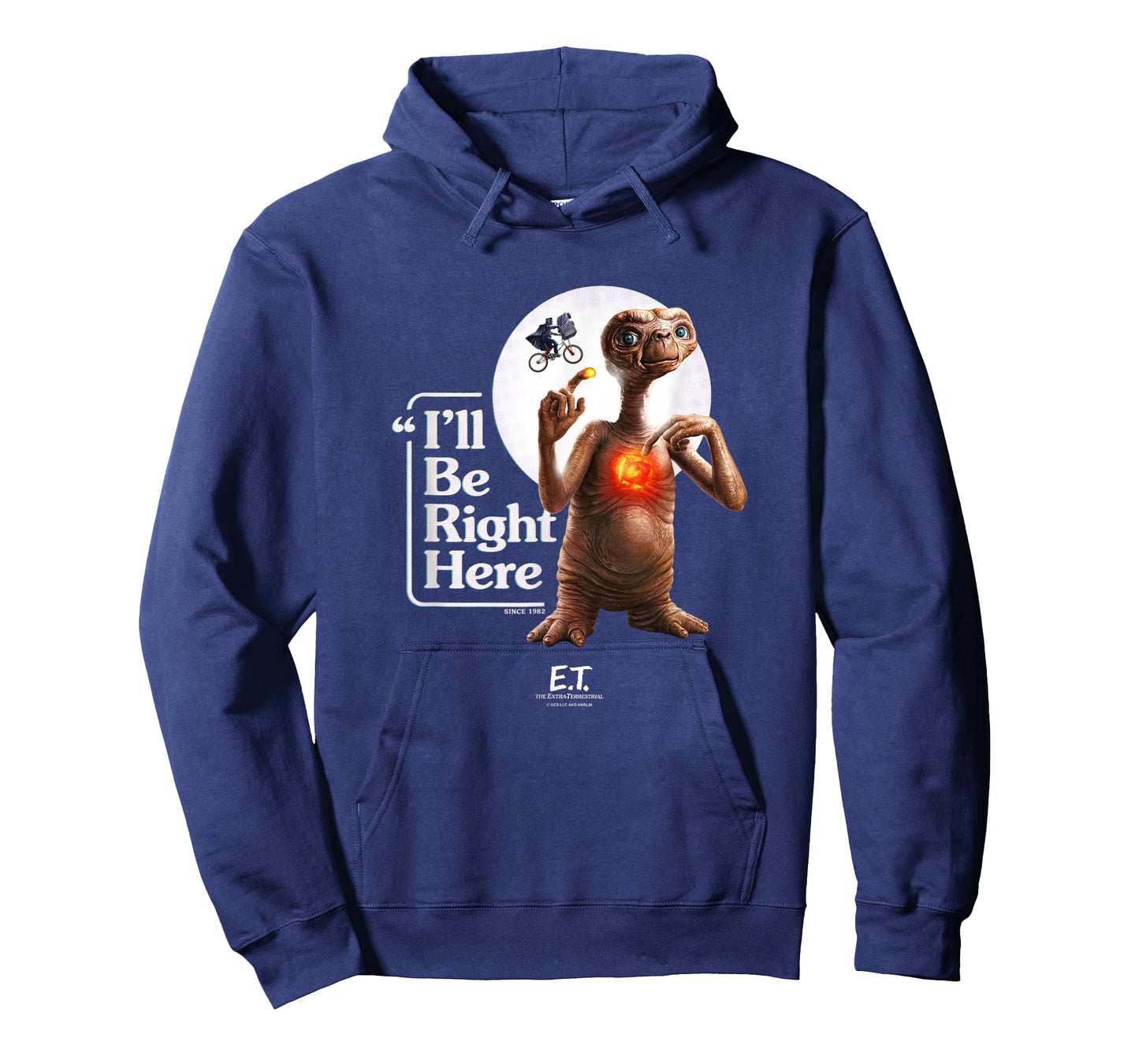 E.T. the Extraterrestrial I'll be Right Here Moon Glow T-Shirt