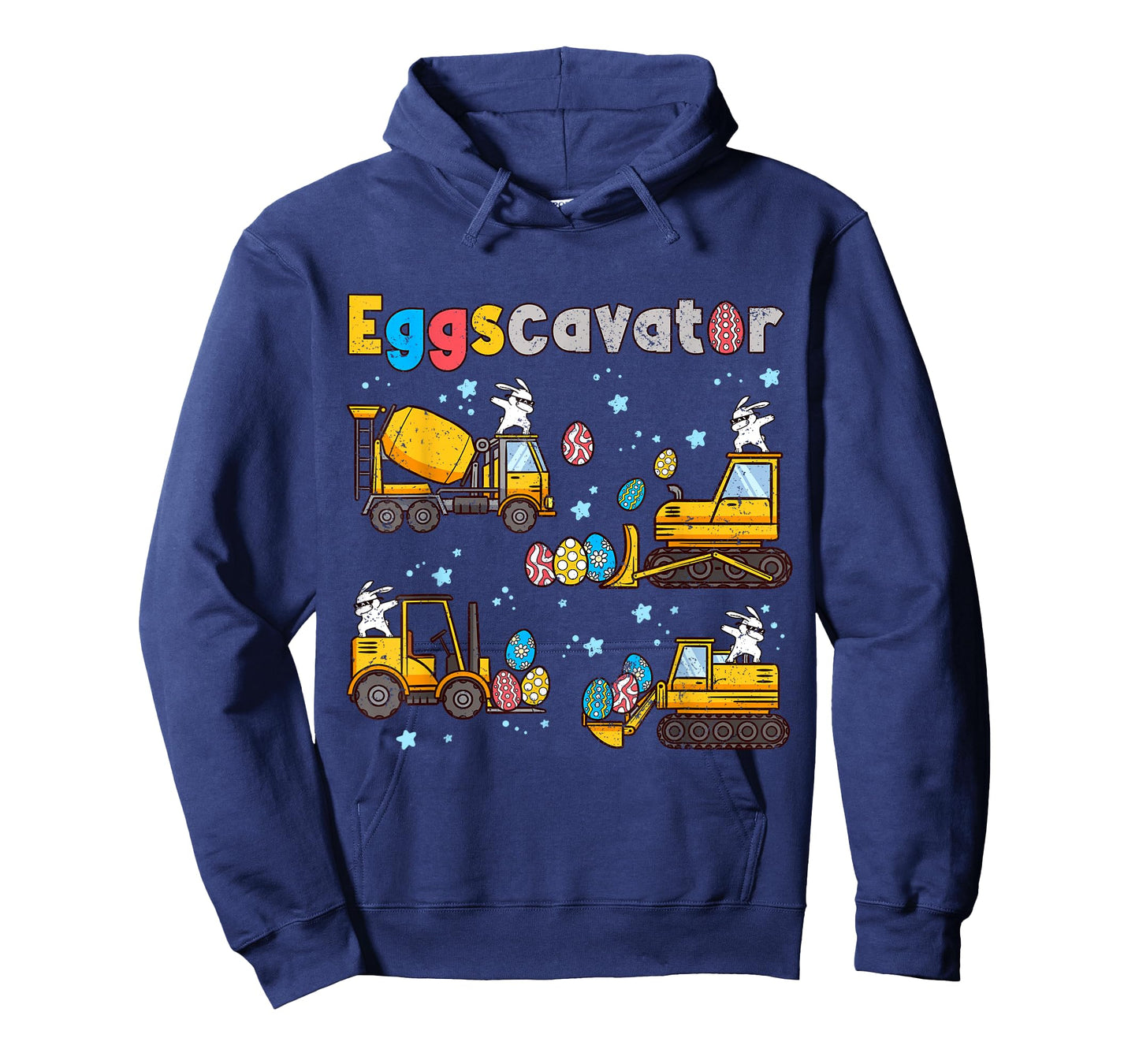 Easter Bunny Eggsexcavator Shirt Hunt Construction Trucks T-Shirt