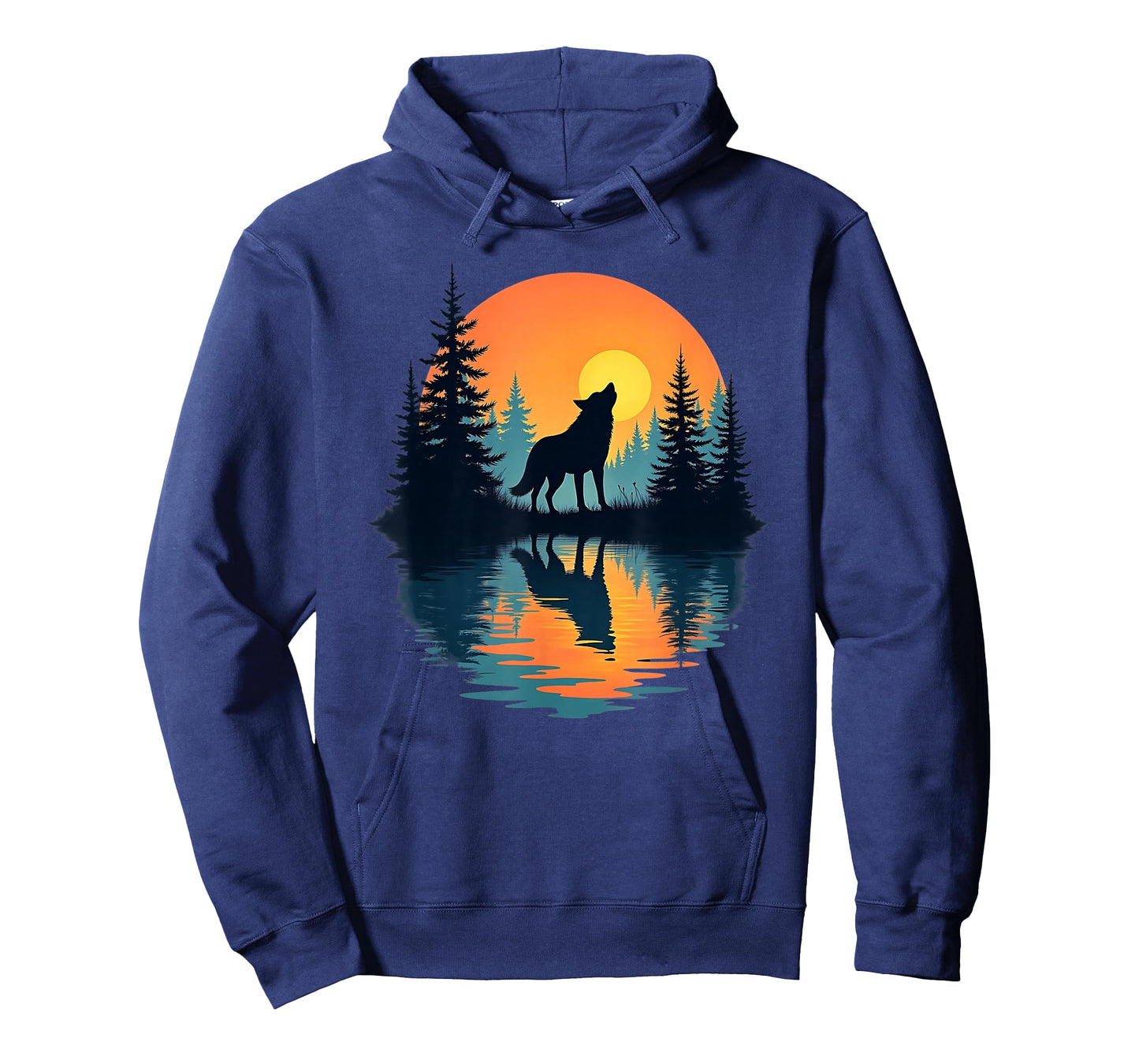 Graphic Wolf Lover Forest Nature Wildlife Outdoor T-Shirt
