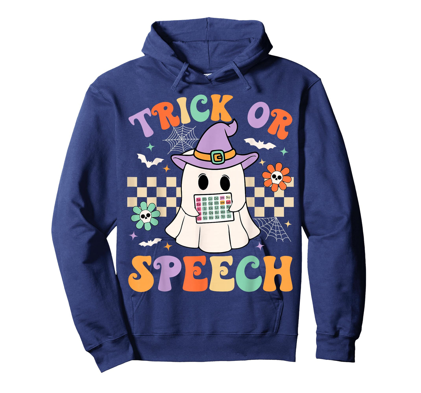 Trick or Speech Retro SLP Halloween Speech Therapy Halloween T-Shirt