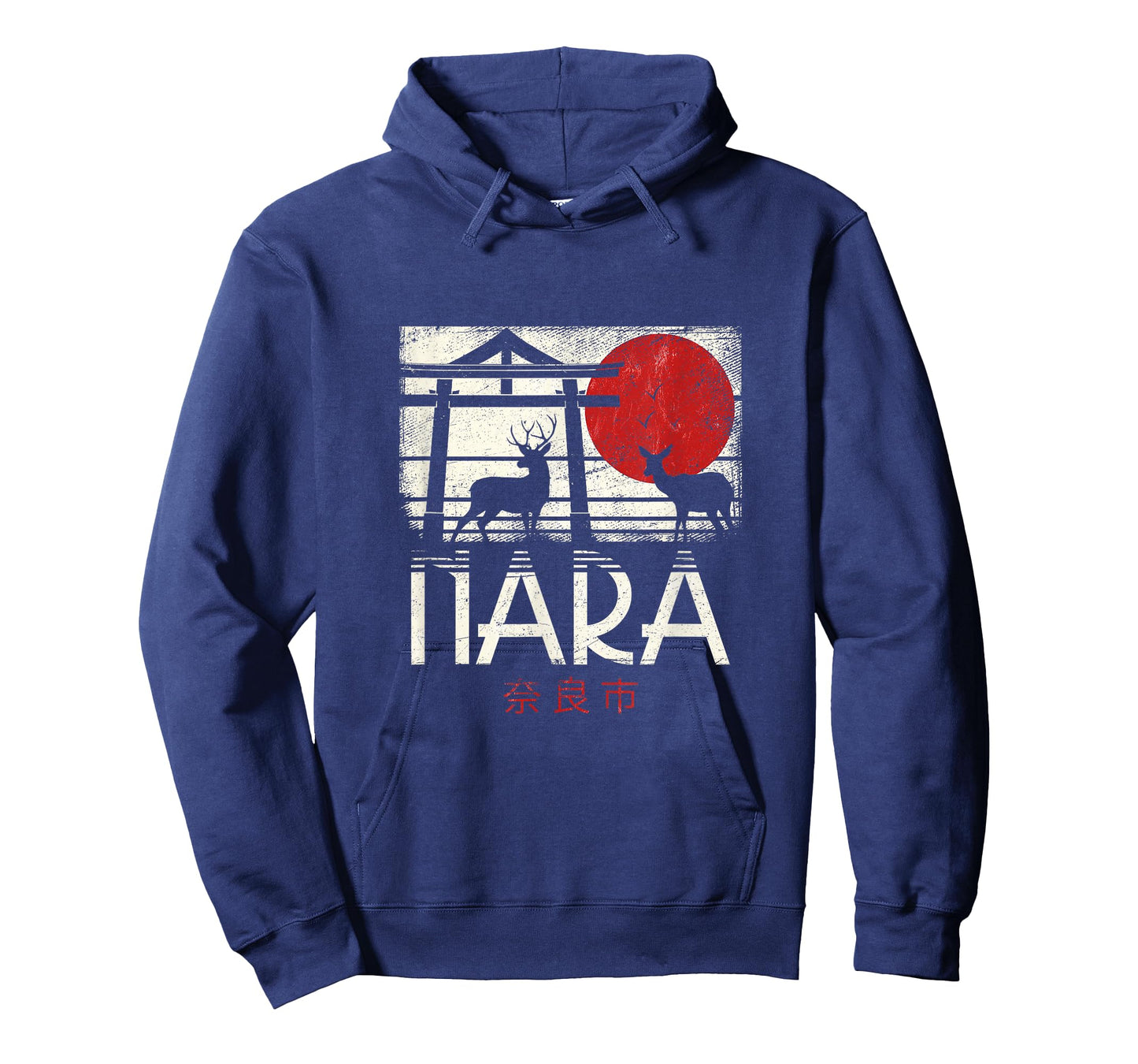 Japanese Sika Deer Nihon Nippon Torii Retro Nara Japan T-Shirt