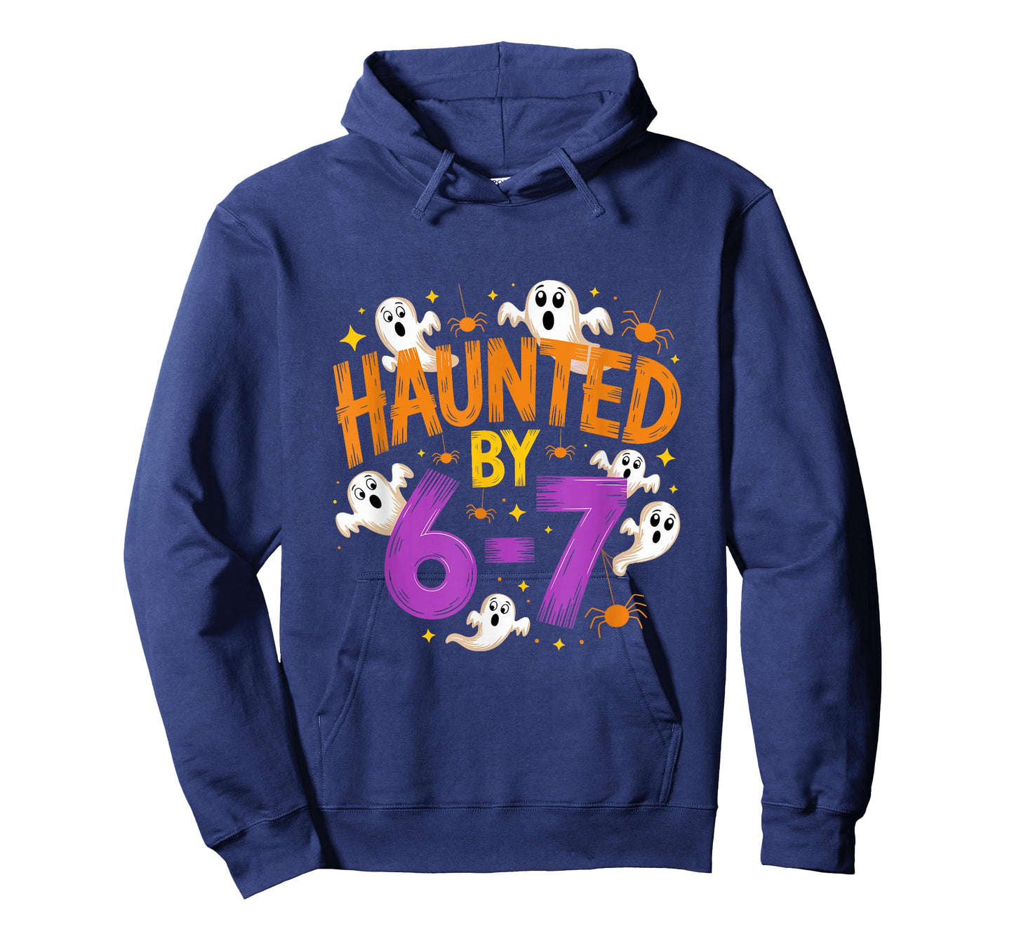 Haunted by 67 Funny Six Seven Meme Spooky Ghost Halloween T-Shirt