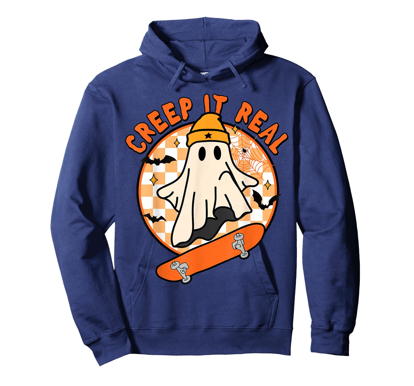 Vintage Retro Creep It Real Halloween Ghost Boy Fall Season T-Shirt