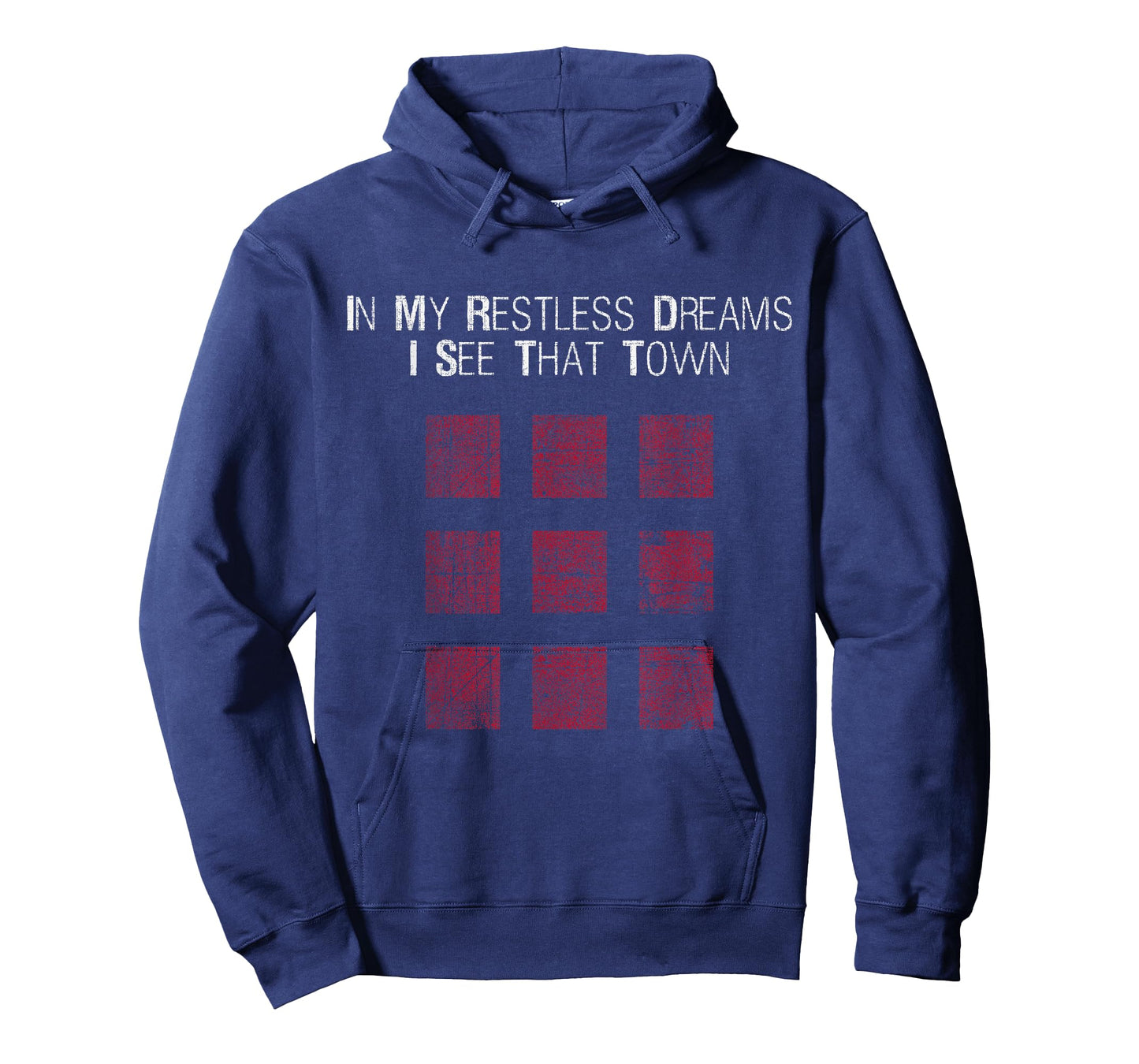 in My Restless Dreams I See That Town - Black T-Shirt Small