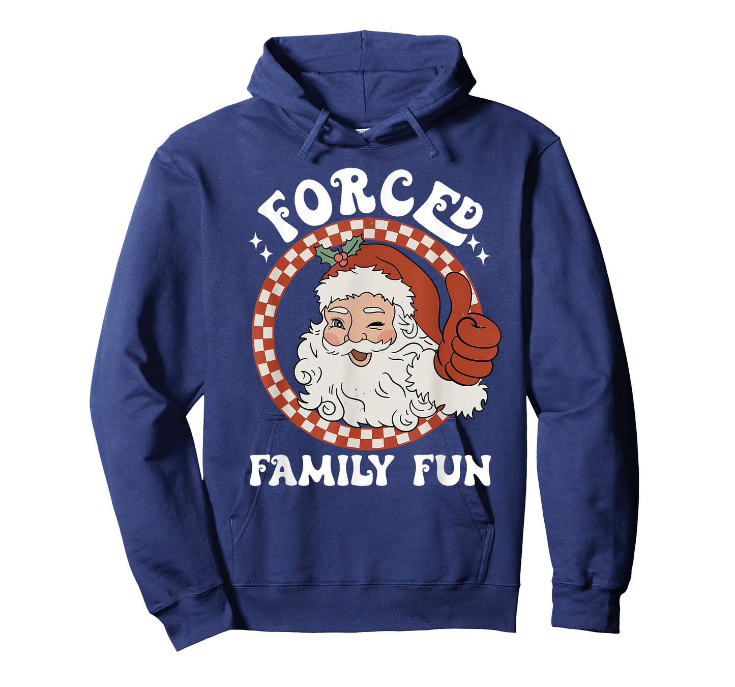 Forced Family Fun Sarcastic Christmas Funny Family Xmas PJs T-Shirt