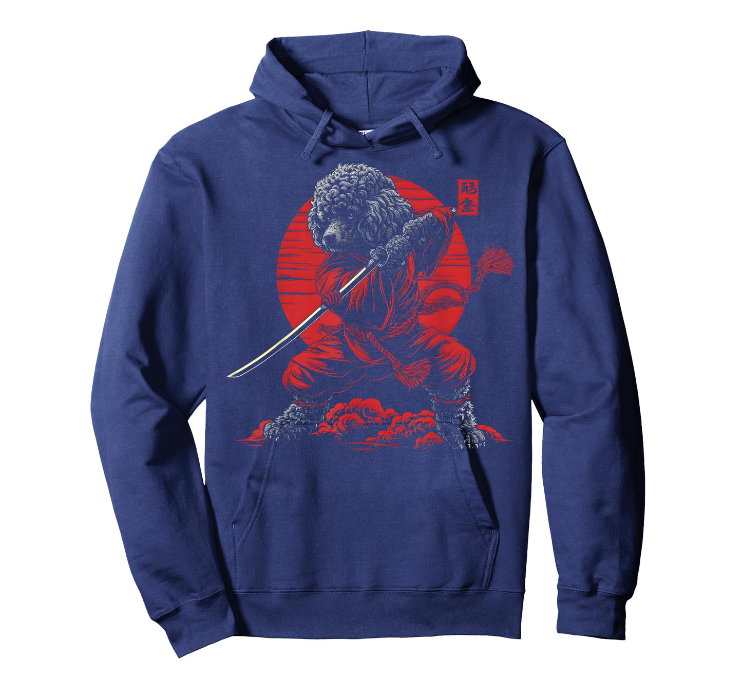 Poodle Dad Cute Japanese Anime Stuff Samurai Dog Ninja T-Shirt