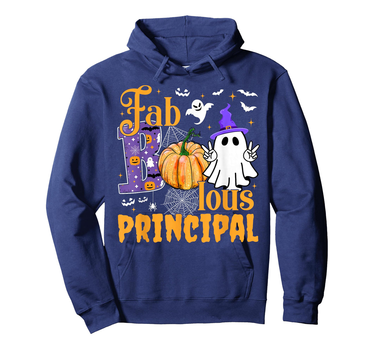 Funny Ghost Witch Faboolous Principal Halloween Costume T-Shirt