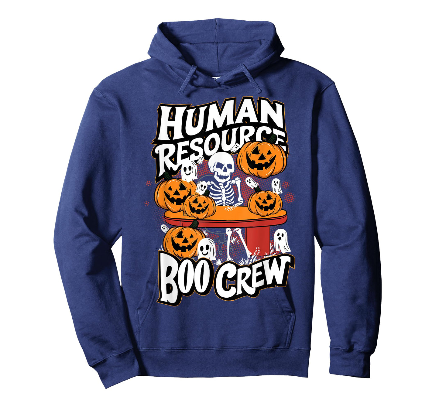 HR Boo Crew Halloween Ghost Trick Treat Squad Team T-Shirt
