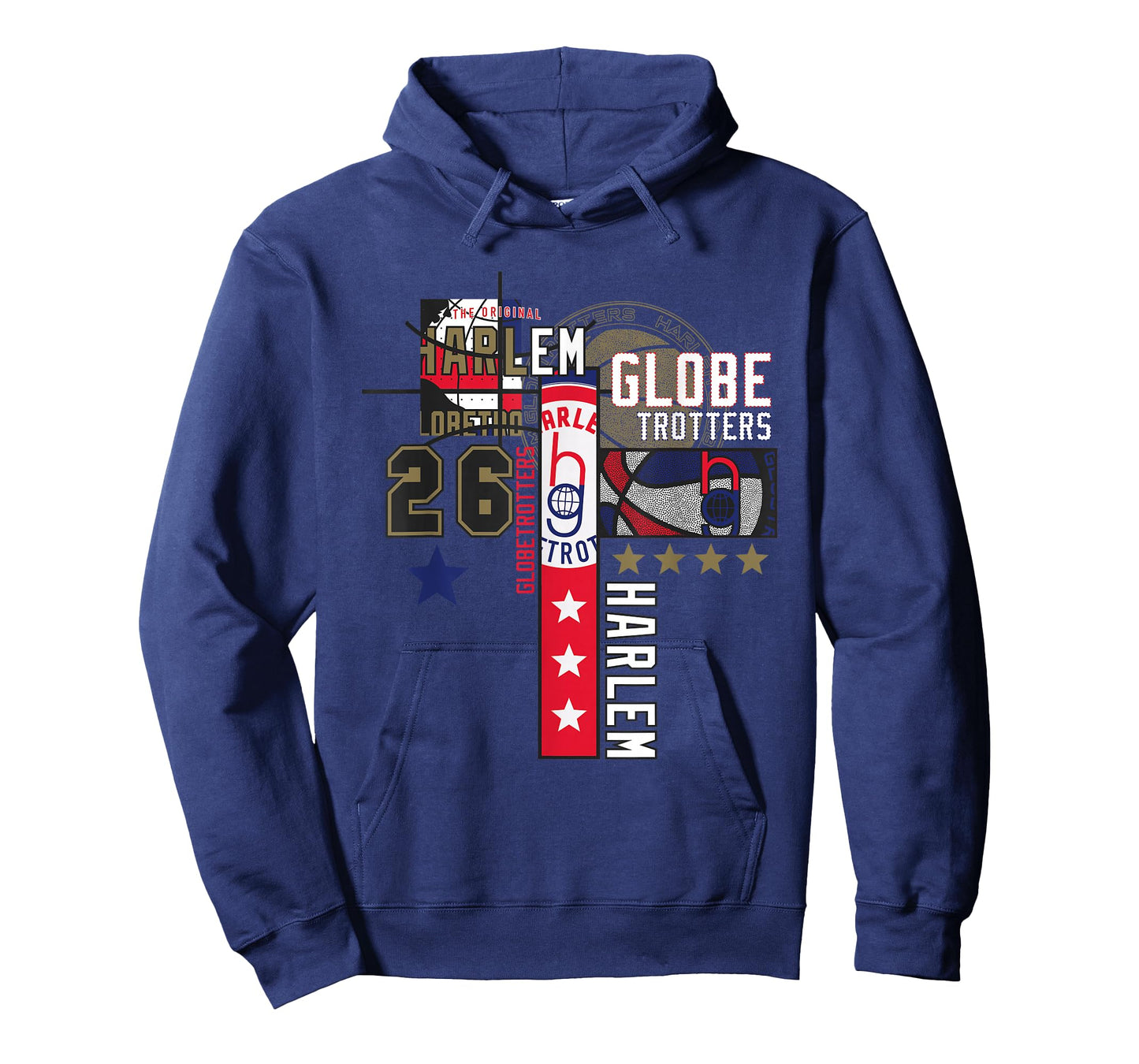 Harlem Globetrotters Logo Trickshot Masters Basketball Fan T-Shirt