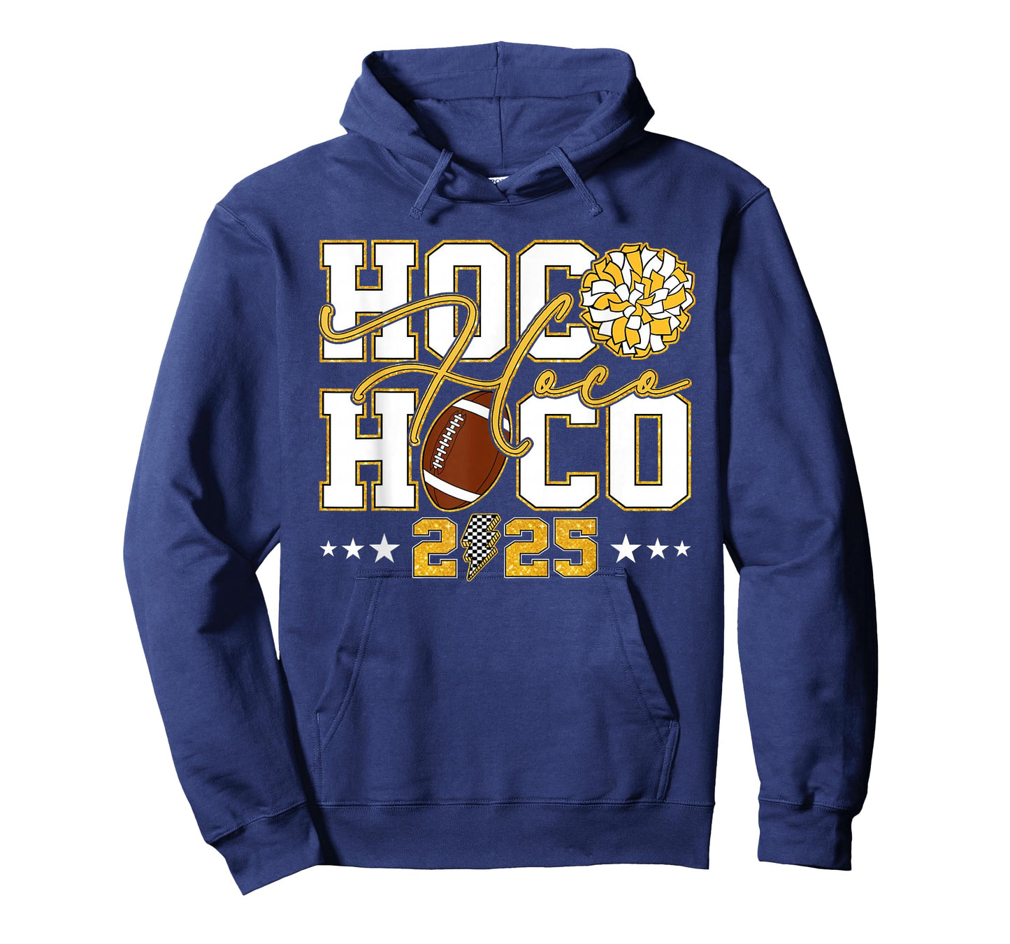 HOCO 2025 High School Homecoming Game Day Lightning Bolt T-Shirt