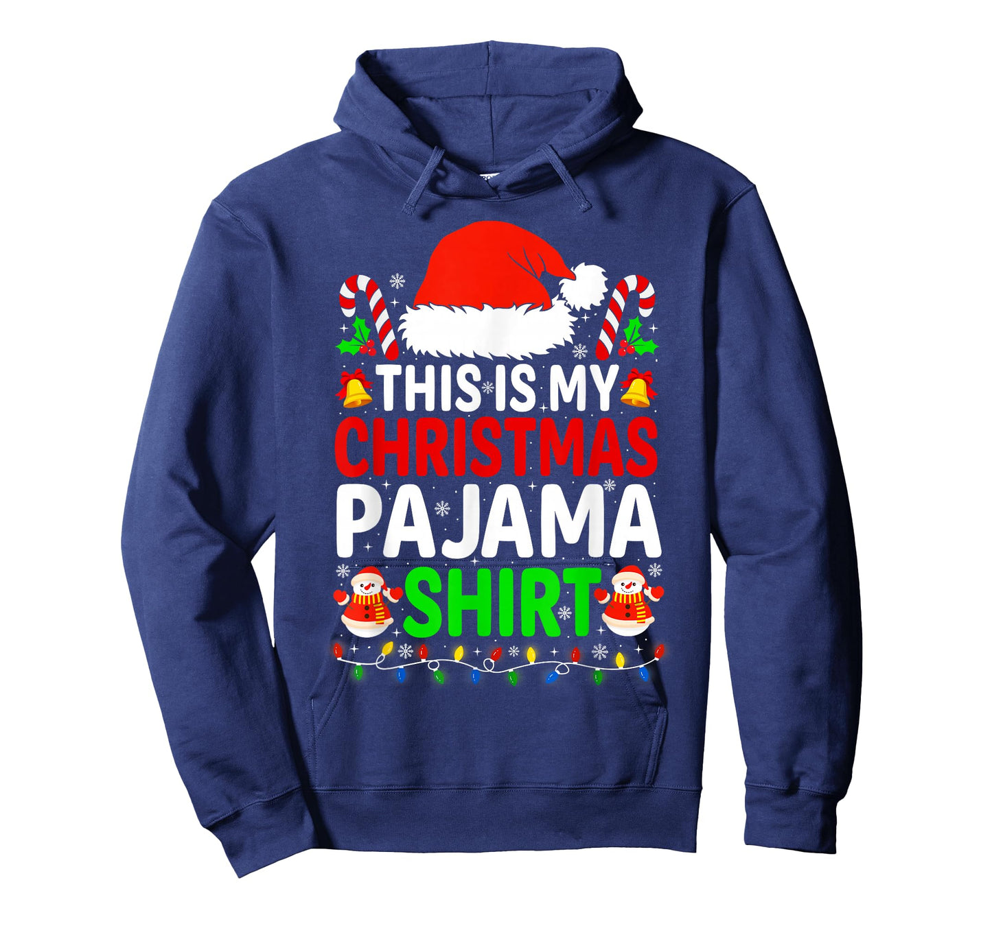 This is My Christmas Pajama Shirt Funny Xmas PJs Men Women T-Shirt