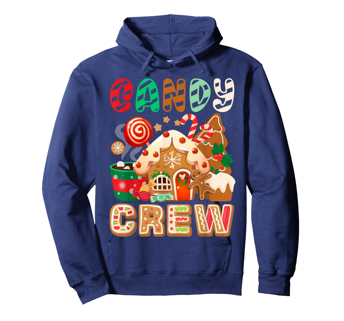 Funny Christmas Candy Crew Security Candyland Donut Pajama T-Shirt