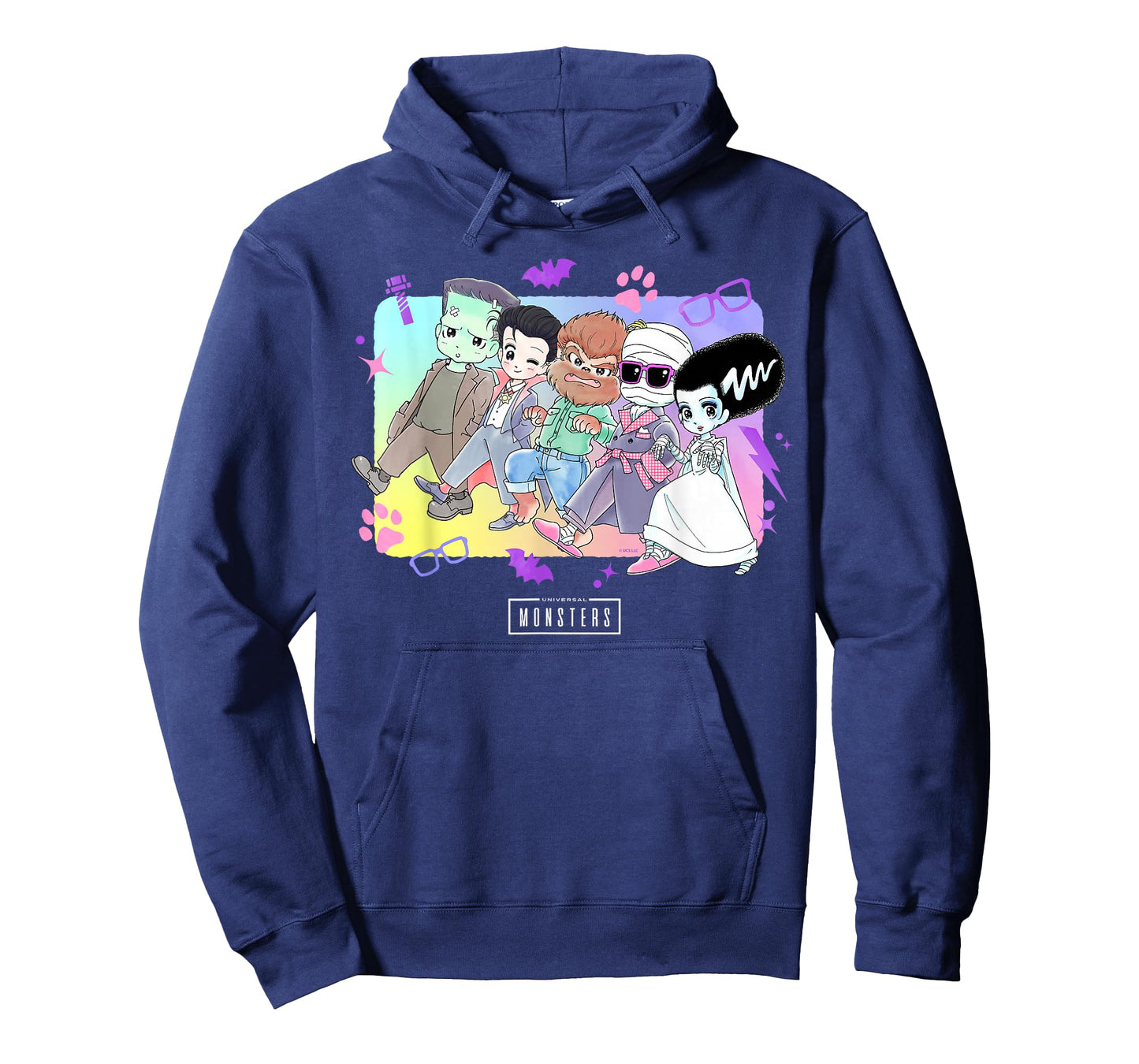 Universal Monsters Cute Anime Group T-Shirt