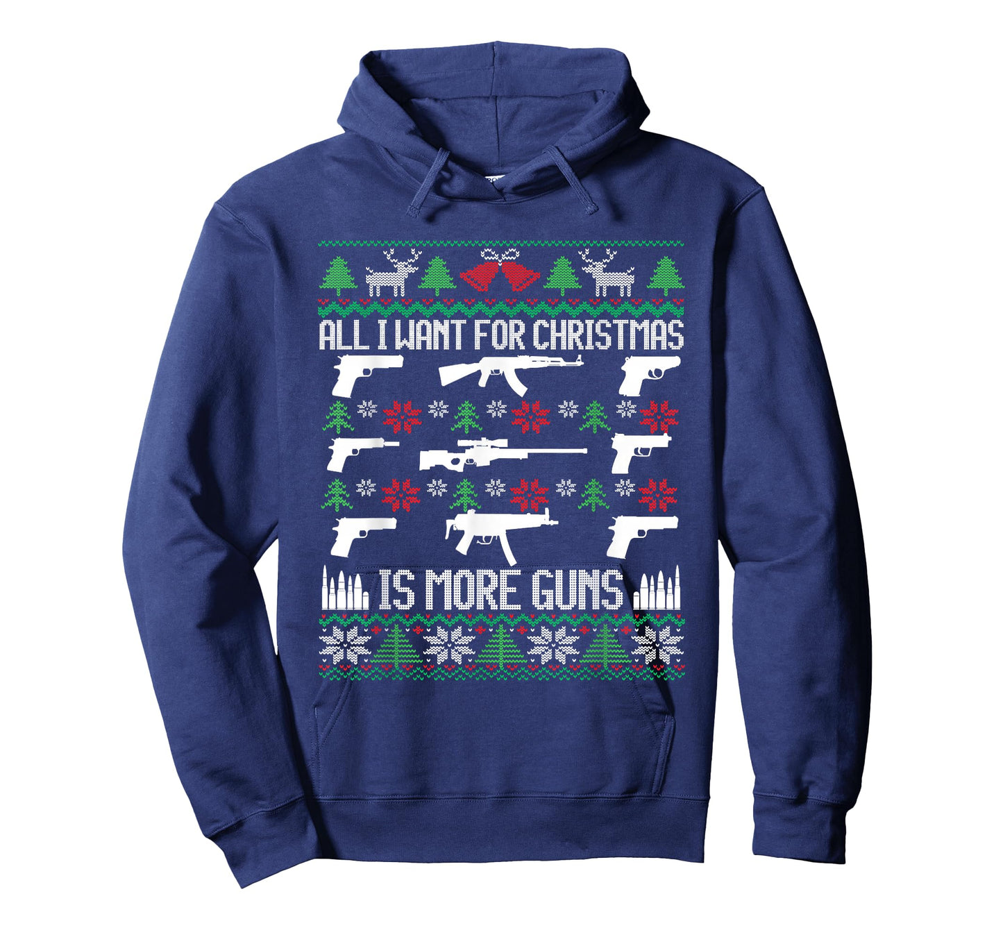 All I Want Is More Guns Collector Hunting Ugly Christmas T-Shirt