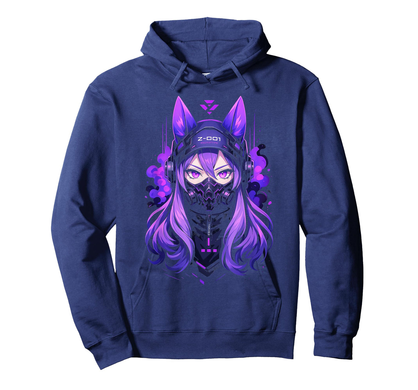 Anime Manga Cyberpunk Aesthetic Techwear Harajuku Kitsune T-Shirt