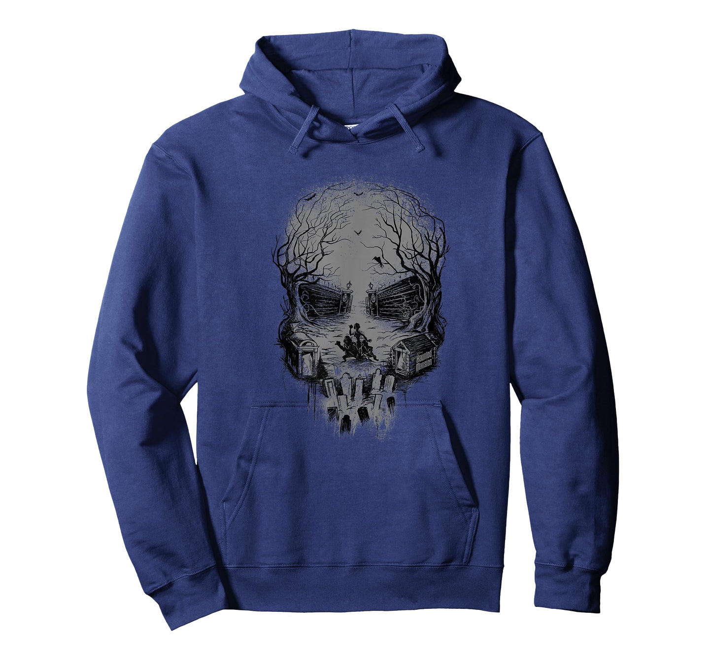 The Haunted Mansion Skull Shaped Graveyard Wide Shot T-Shirt