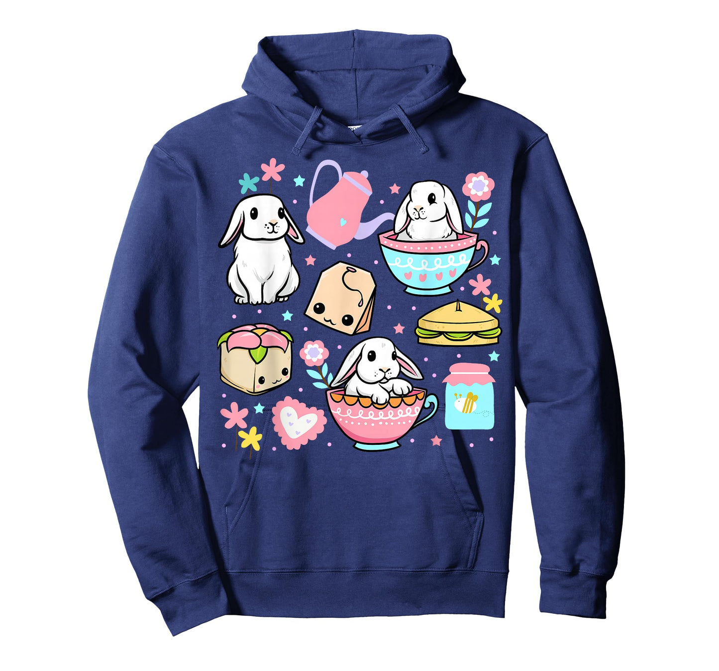 Kawaii Bunny Women Boys Girls Funny Graphic Japanese Anime T-Shirt
