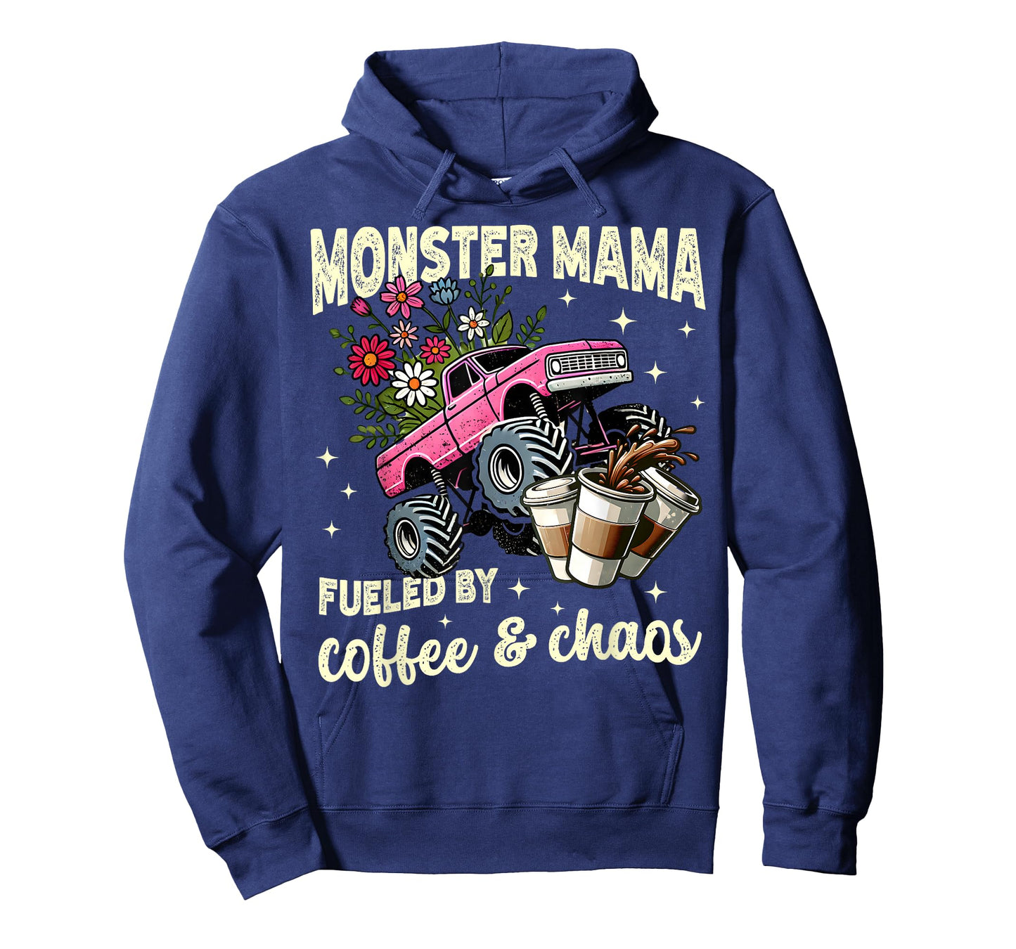 Monster Truck Mama Coffee Lover Funny Monster Truck Women's T-Shirt