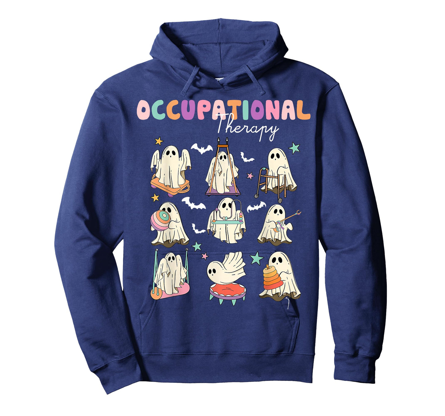 OT Occupational Therapy Halloween Retro Ghost OT Halloween T-Shirt