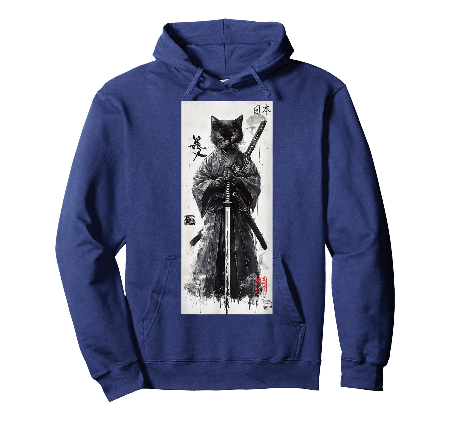Samurai Cat Aesthetic - Japanese Streetwear Lofi Design T-Shirt for Men Women Girls Kids