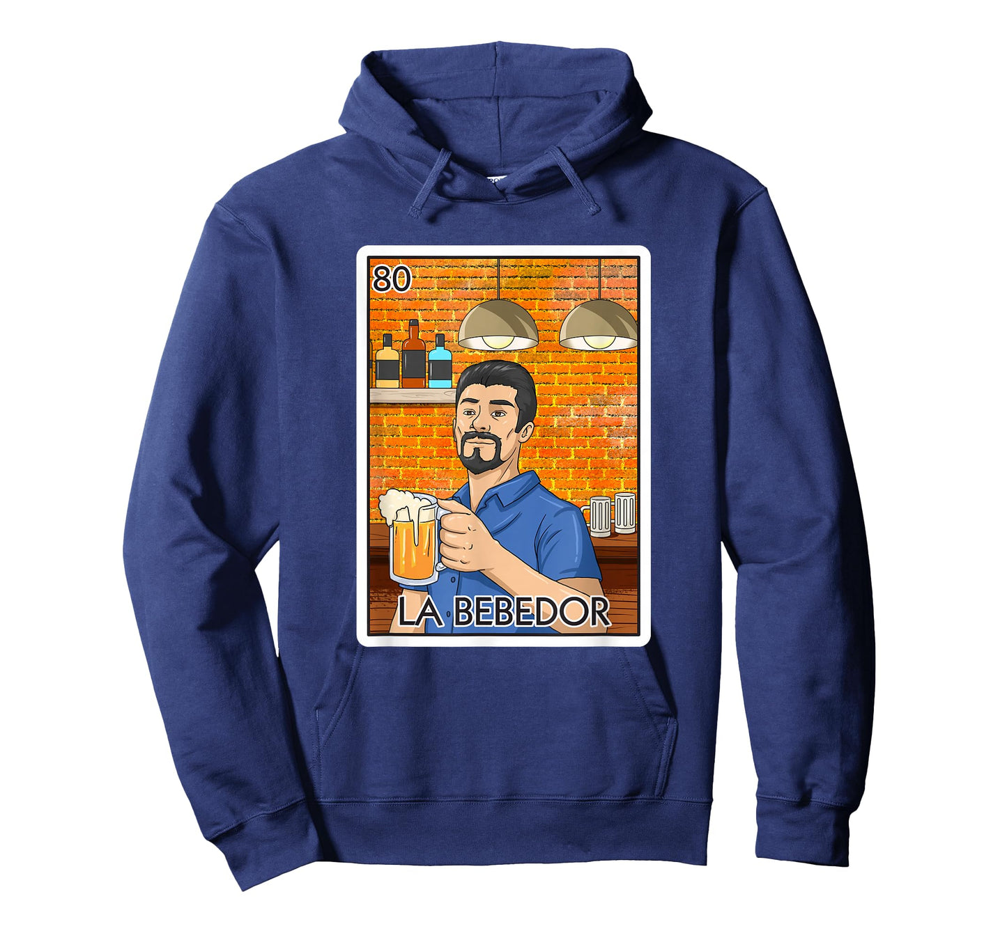 La Bebedor Gift The Man Drinker Card Mexican Lottery T-Shirt