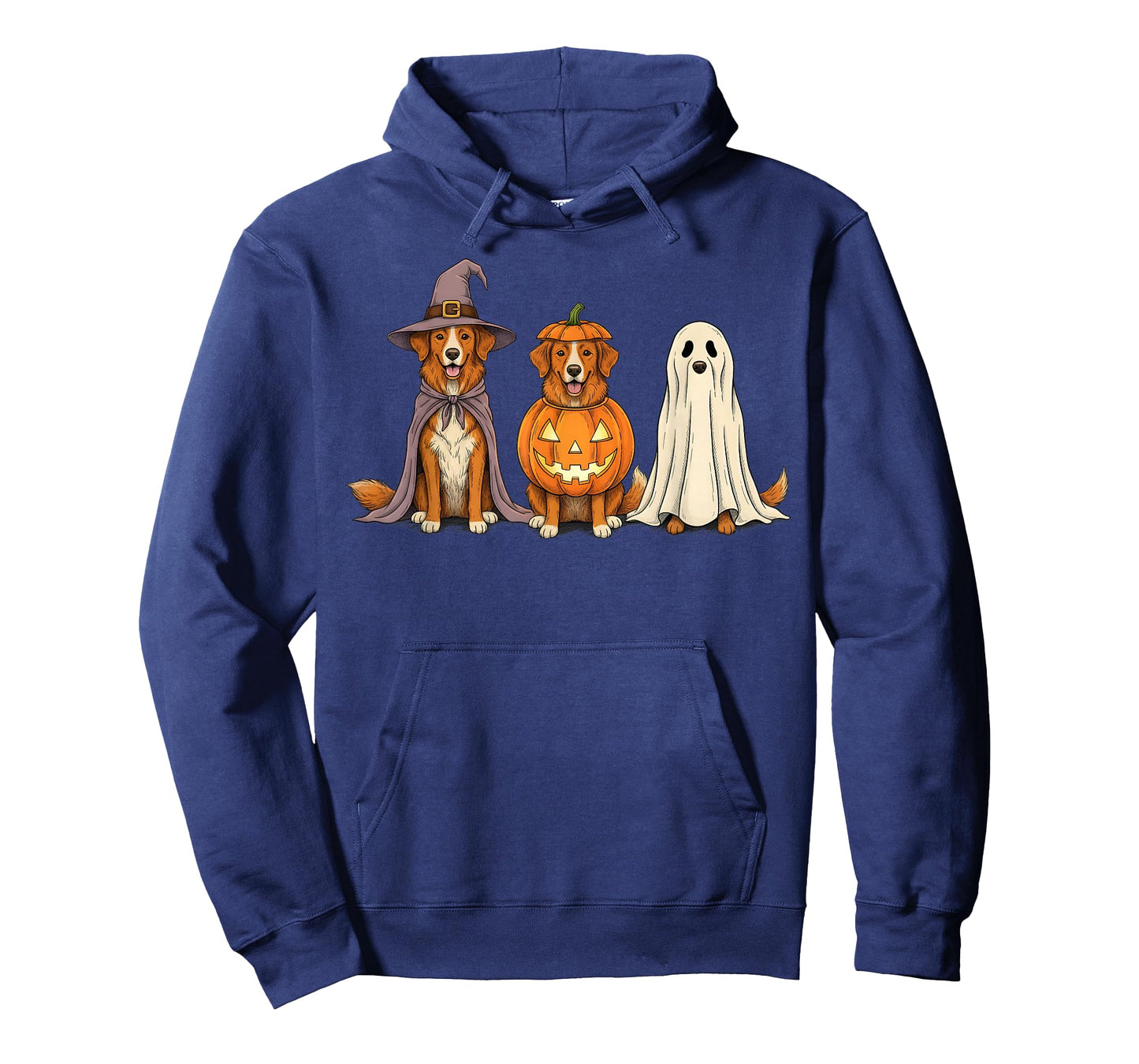 Spooky Nova Scotia Duck Tolling Retriever Pumpkin Halloween T-Shirt