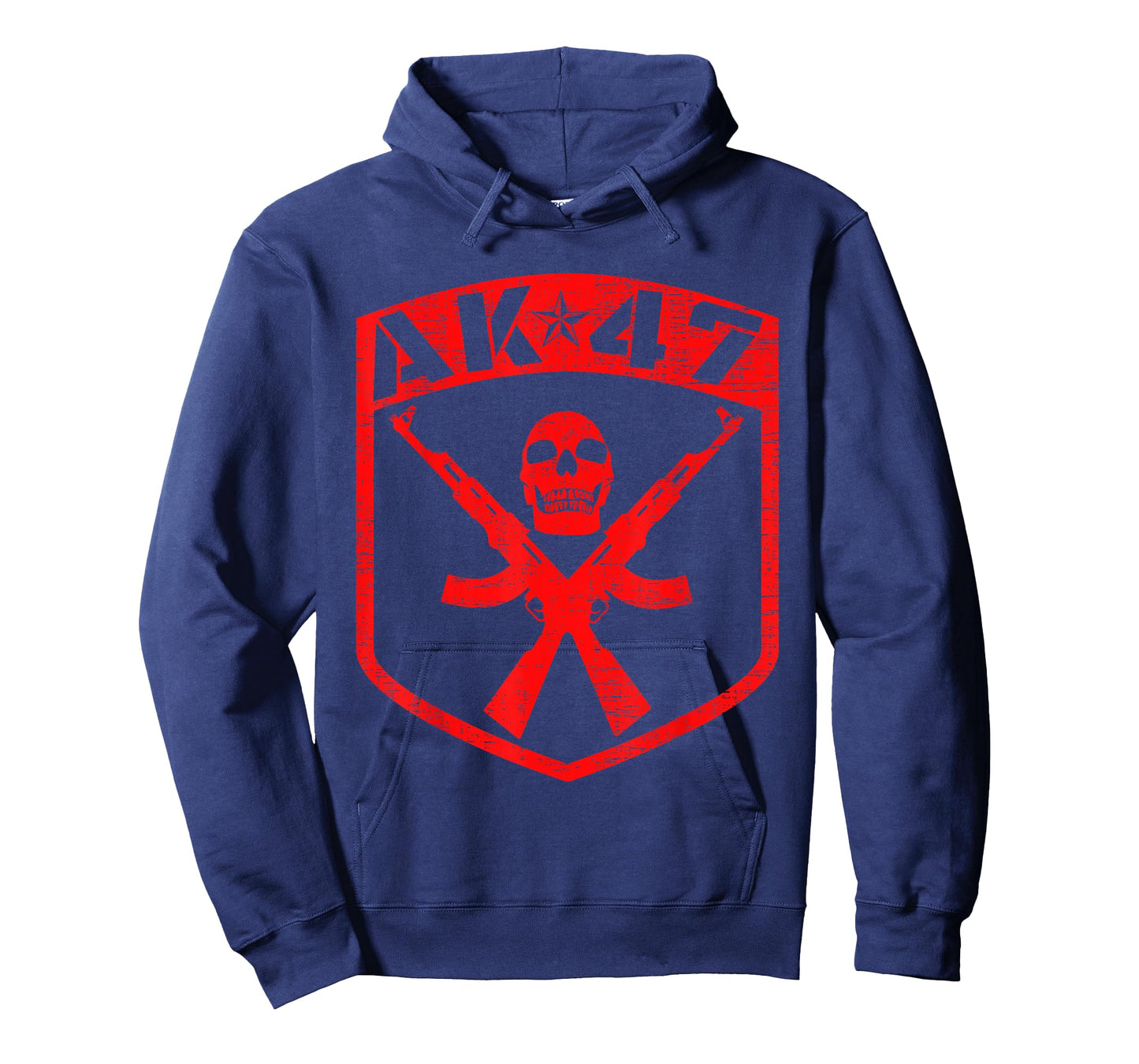 Kalashnikov Skull AK-47 Assault Rifle Gun T-Shirt