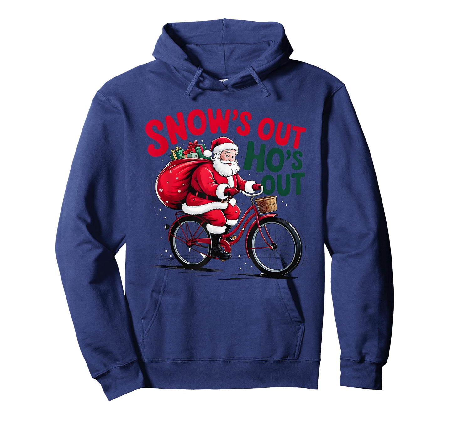 Snows Out Hoes Out Santa Claus T-Shirt