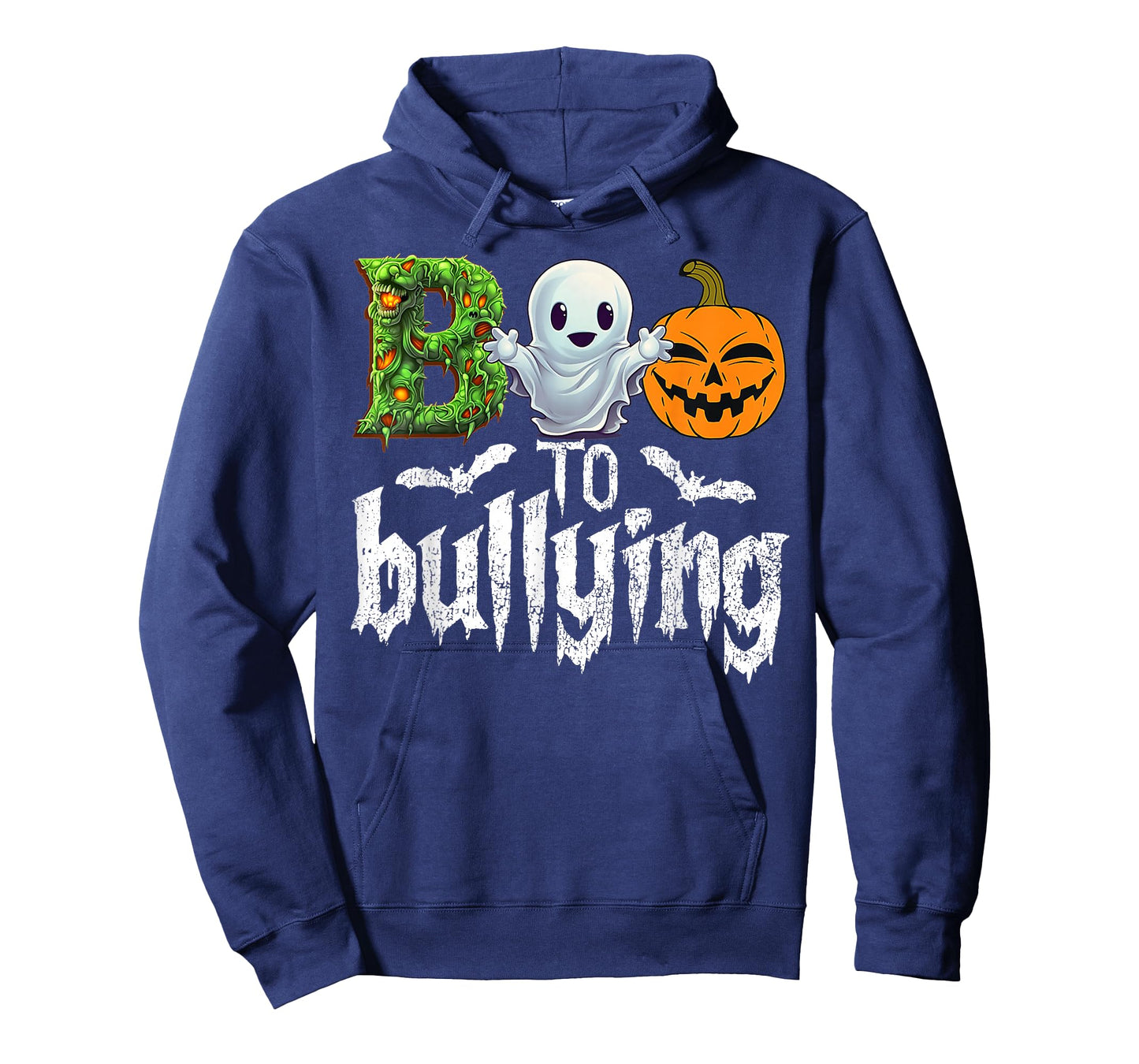 Boo to Bullying Ghost Funny Halloween Orange Unity Day T-Shirt