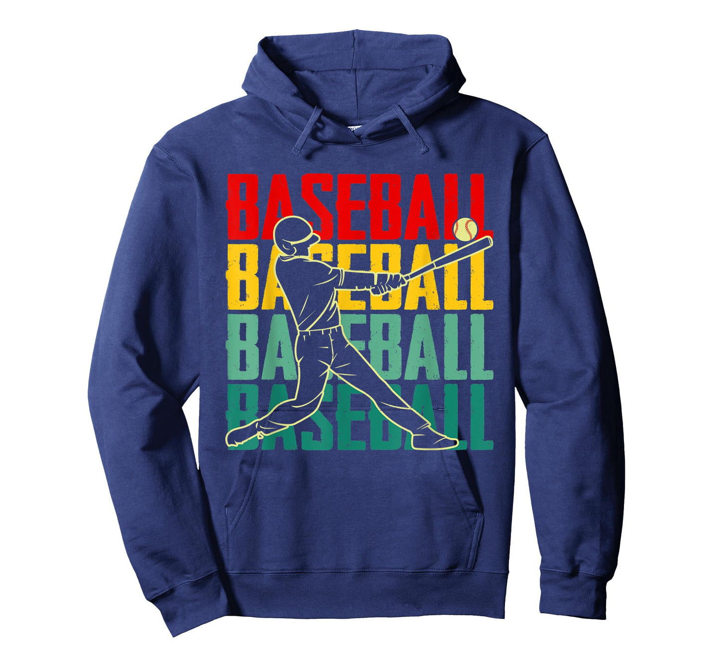 Vintage Baseball Player Retro Game Day Baseball Season T-Shirt