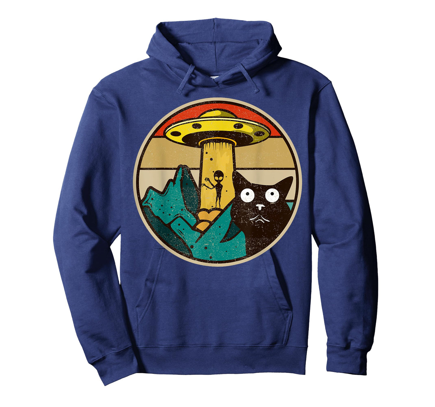 UFO - Crazy Cat & Alien T-Shirt